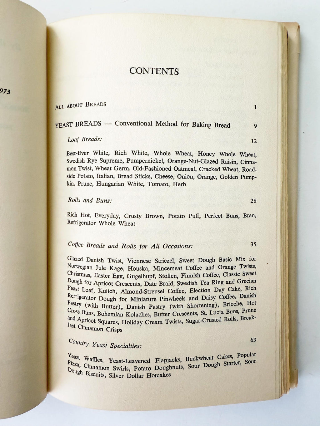 1969 Homemade Breads Book