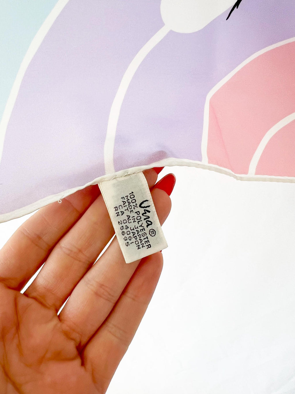 vintage vera scarf rainbows and butterflies