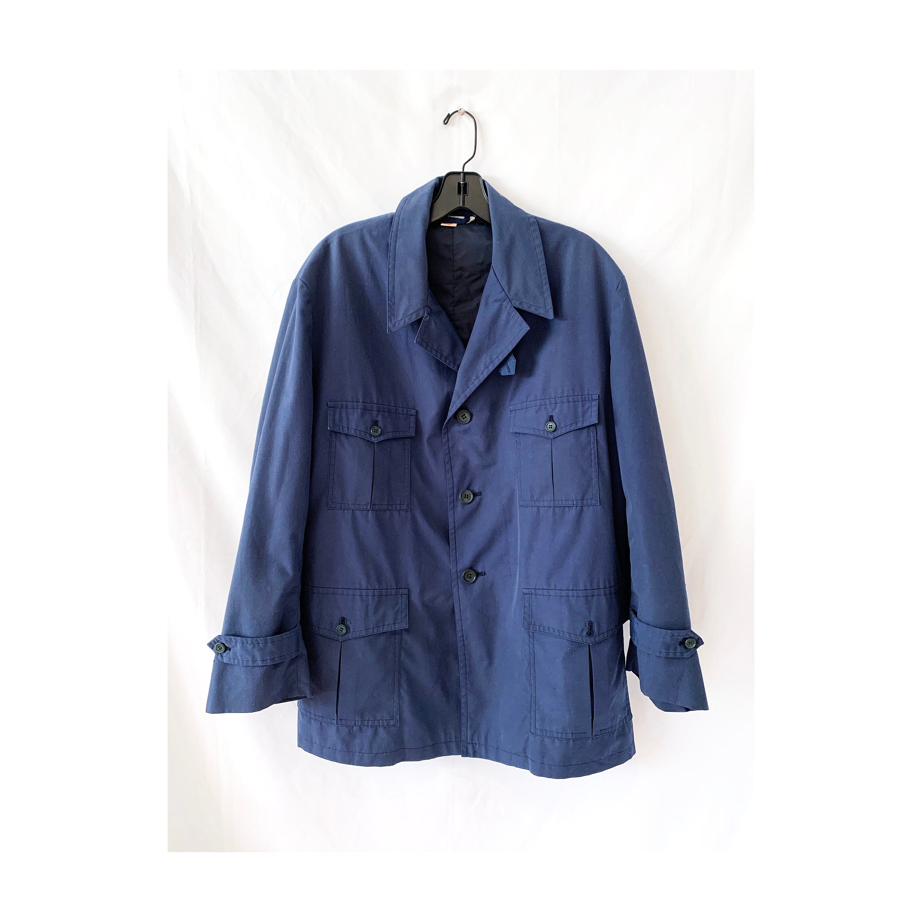 Vintage 70s Chore Jacket: Icelandic Design, Made in Japan, Men's Large