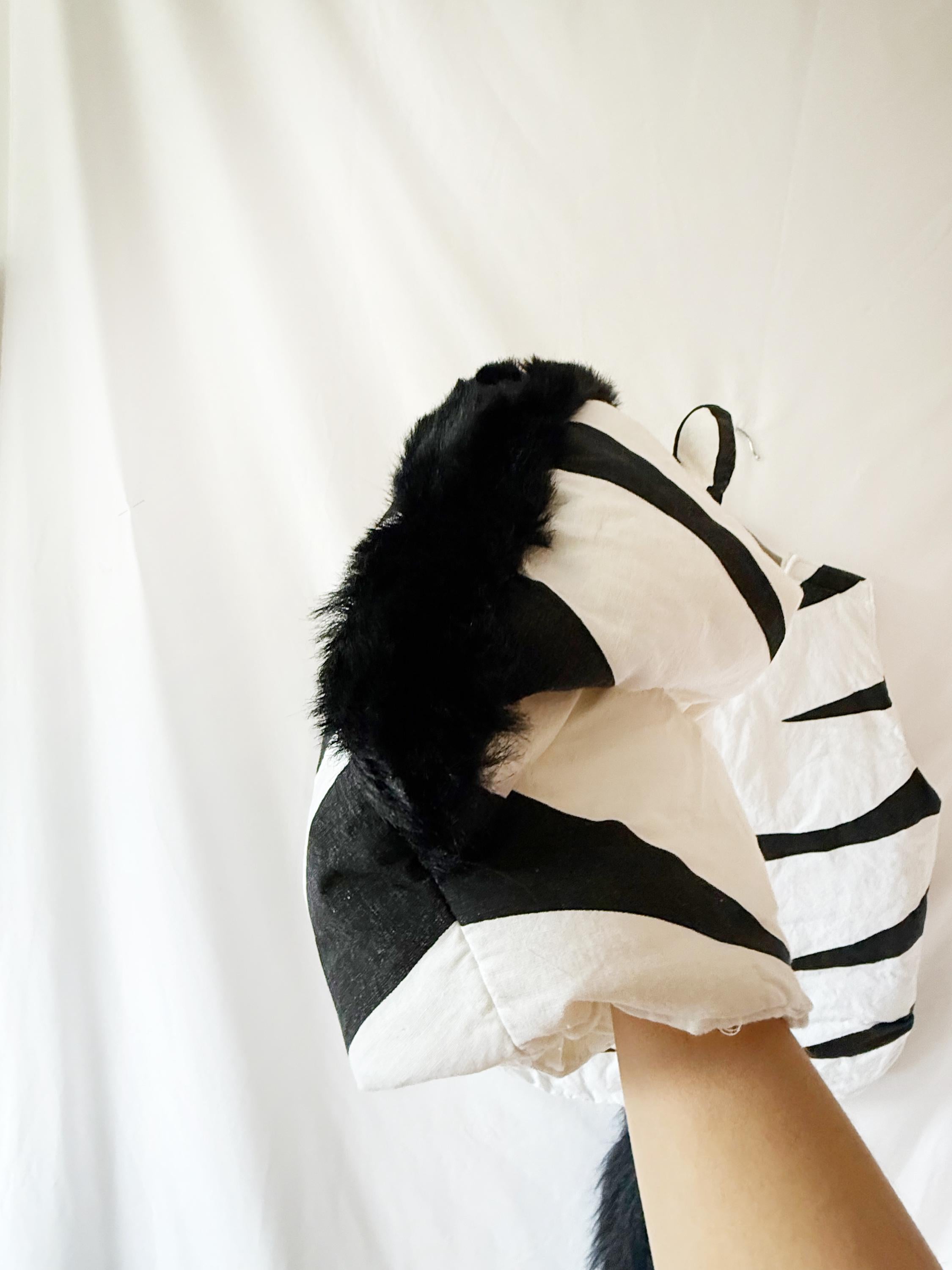 Vintage 1990s Zebra Costume Ages 6-8