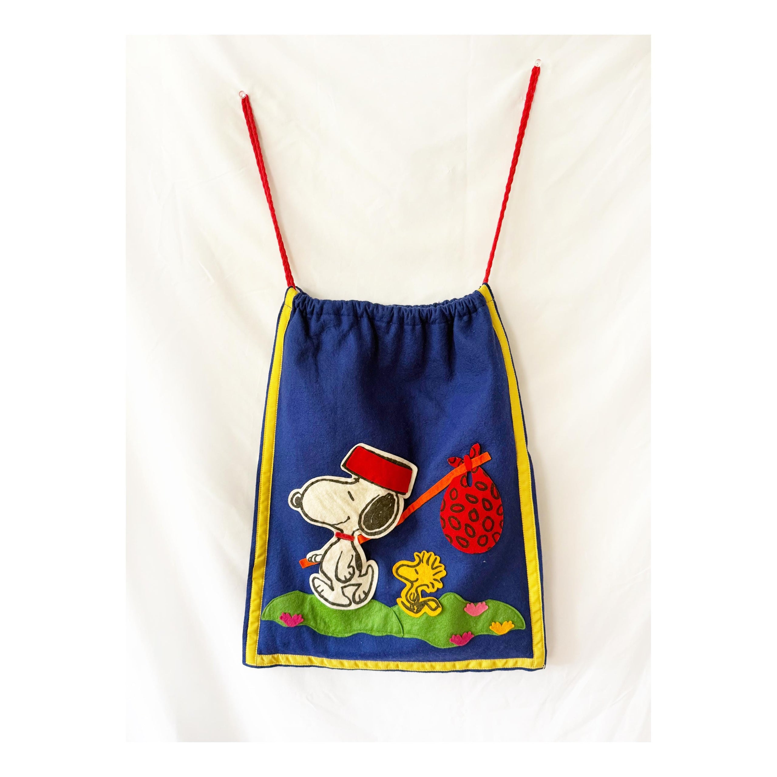 Simon Simple Originals Snoopy Woodstock Lined Laundry Camp Bag