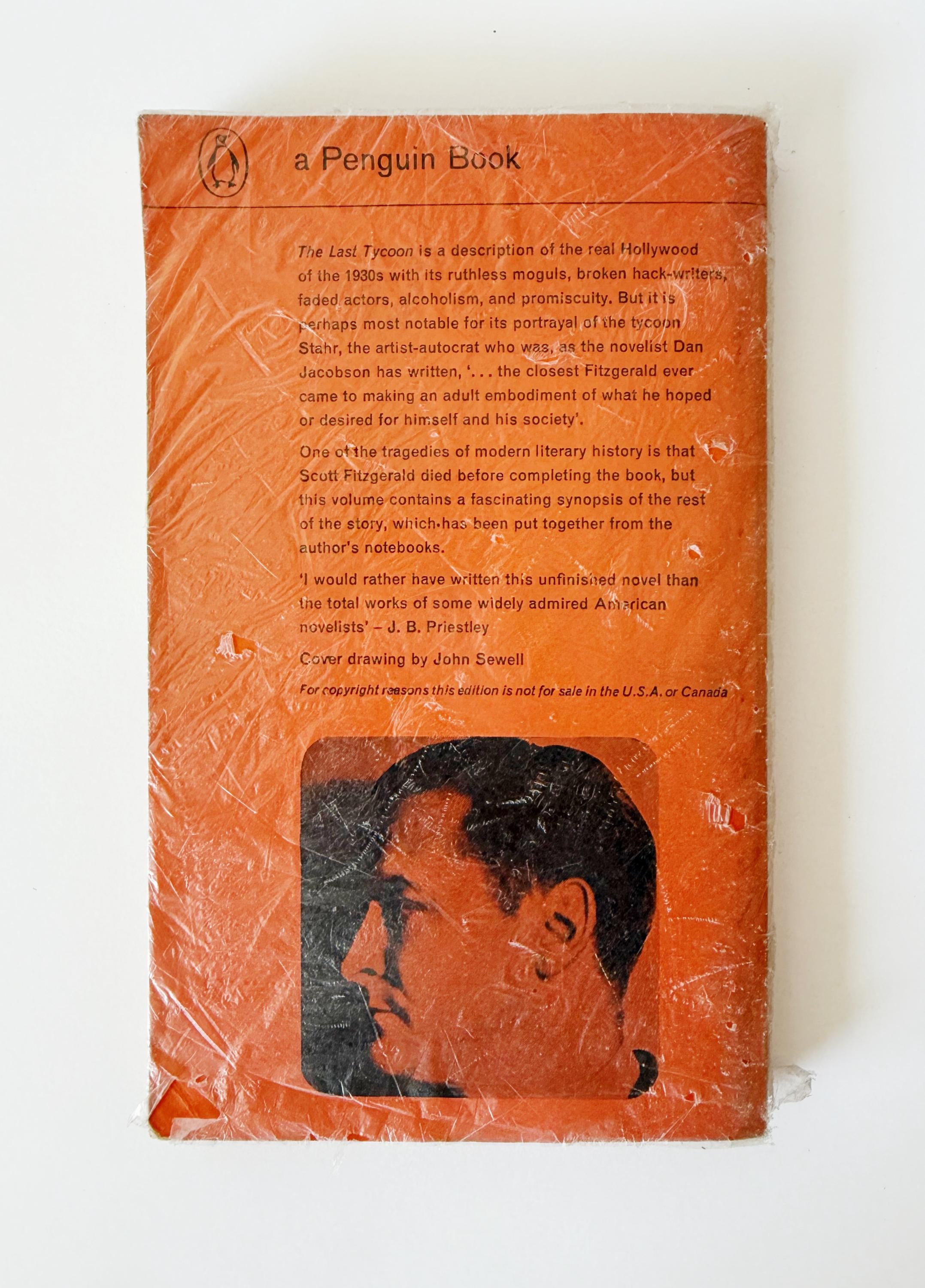 The Last Tycoon by F. Scott Fitzgerald - Penguin, 1968