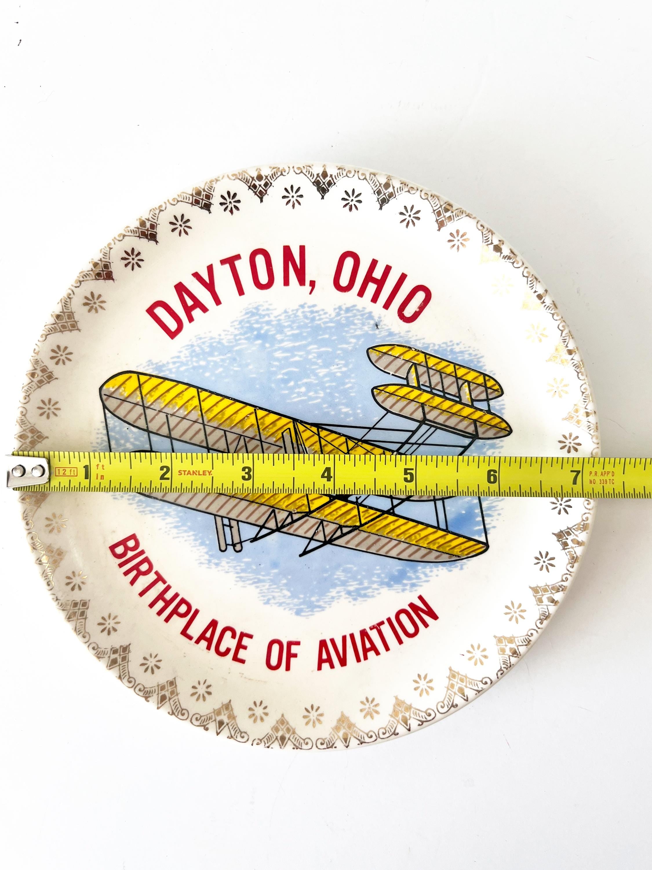 dayton, ohio vintage souvenir plate