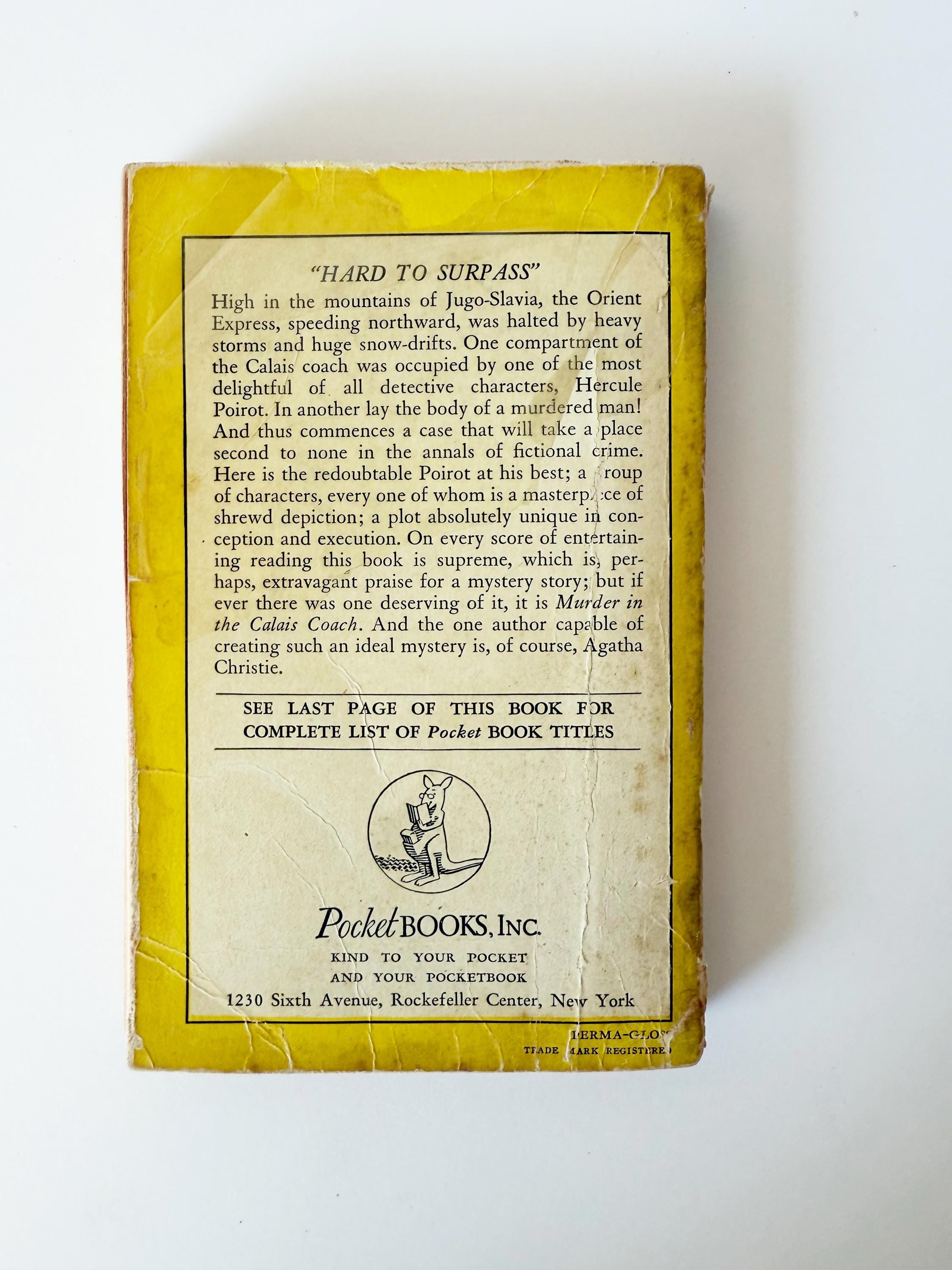 1946 Murder in the Calais Coach by Agatha Christie