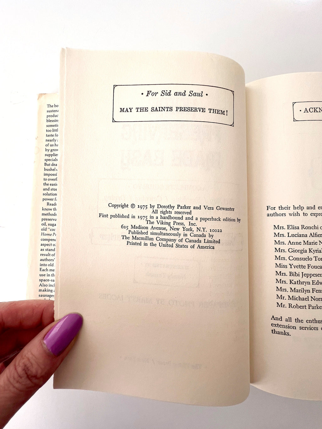 1975 Home Preserving Made Easy by Vera Gewanter