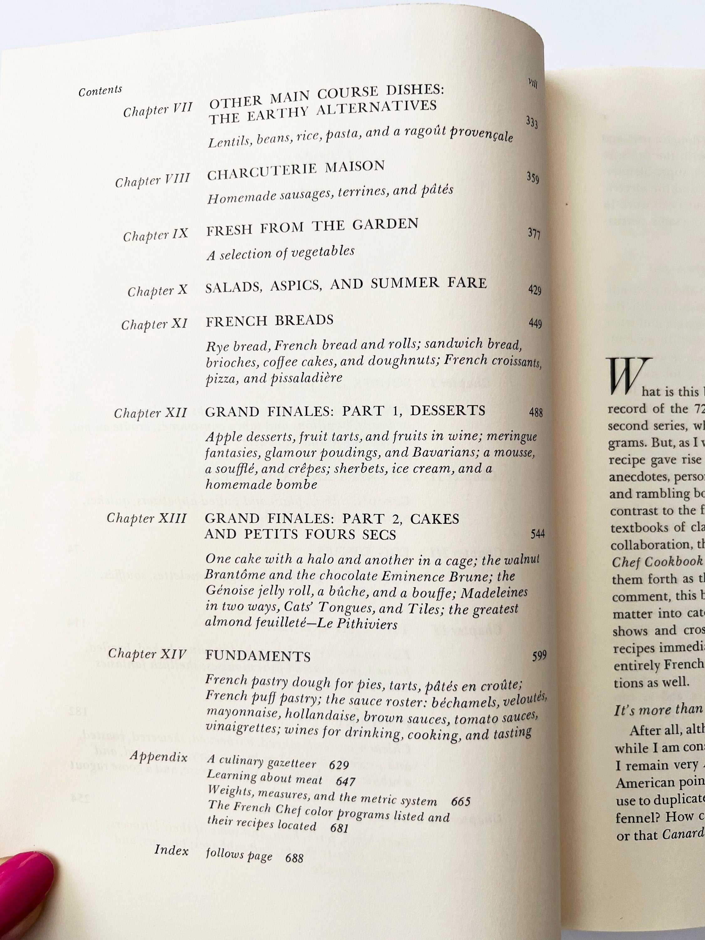 1975 From Julia Child's Kitchen by Julia Child, Vintage hardcover cook book