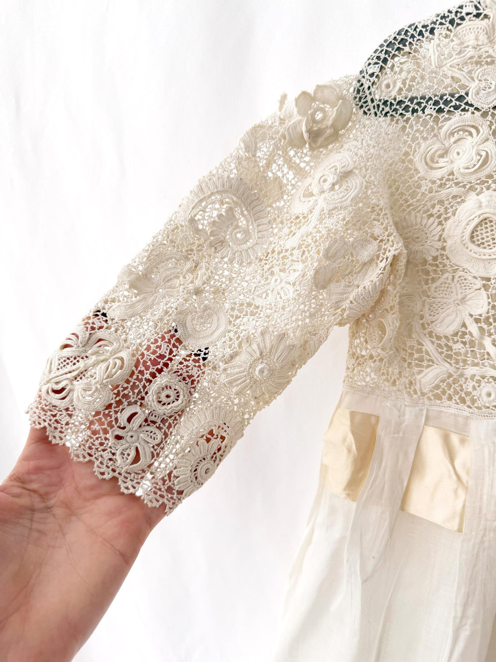 antique baptism dress /  christening gown