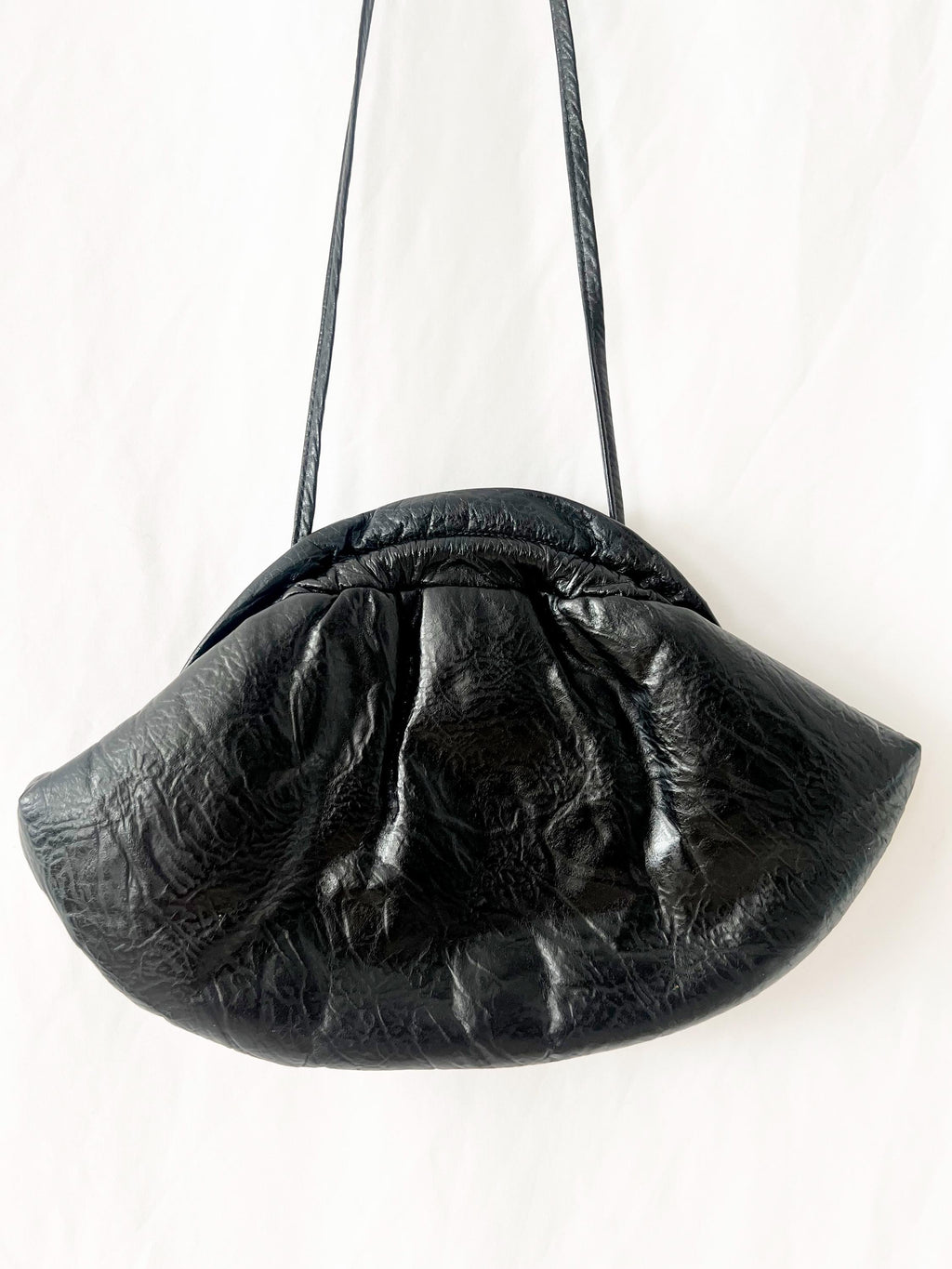 80s leather multicolored purse