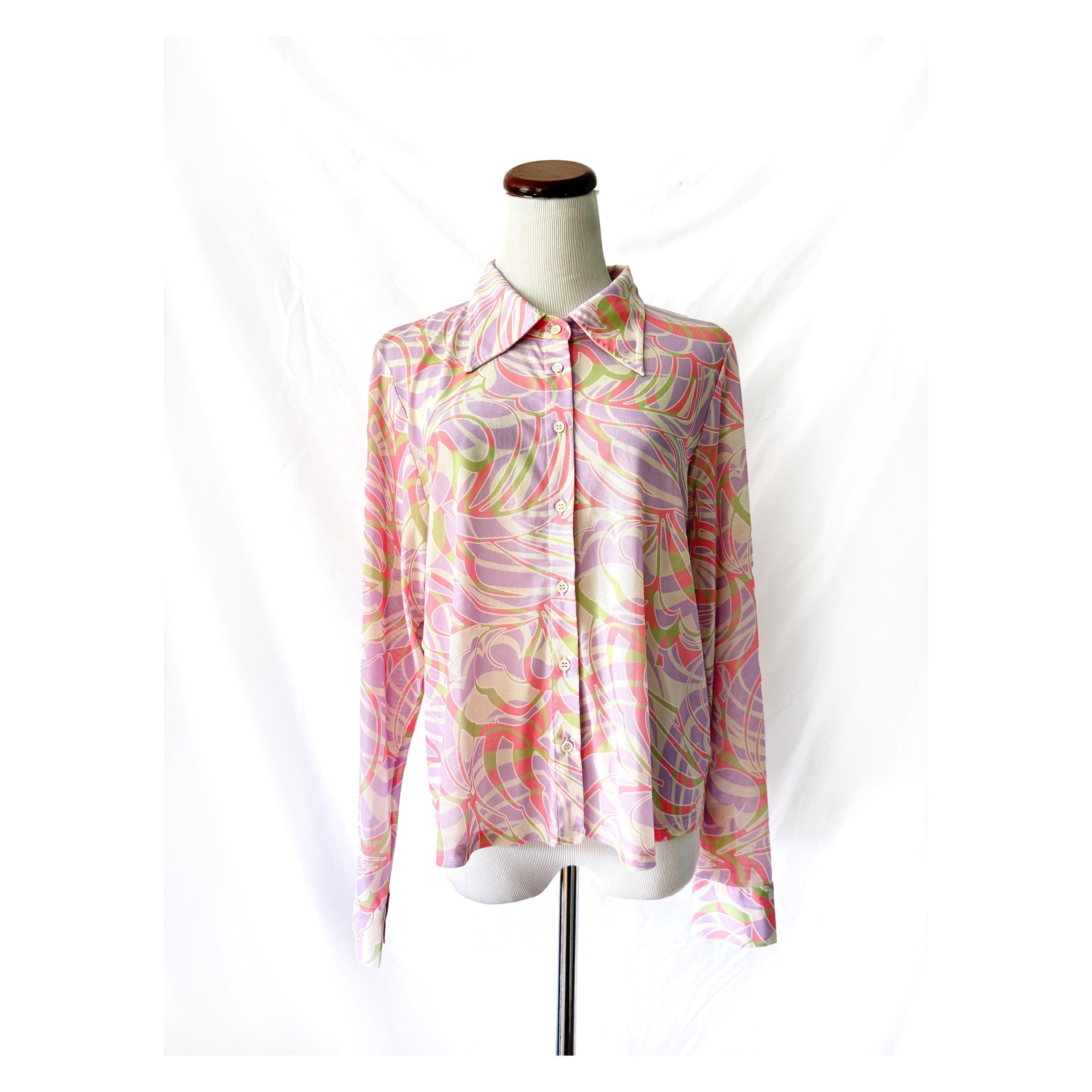 1990s BP Sheer Raver Shirt Large