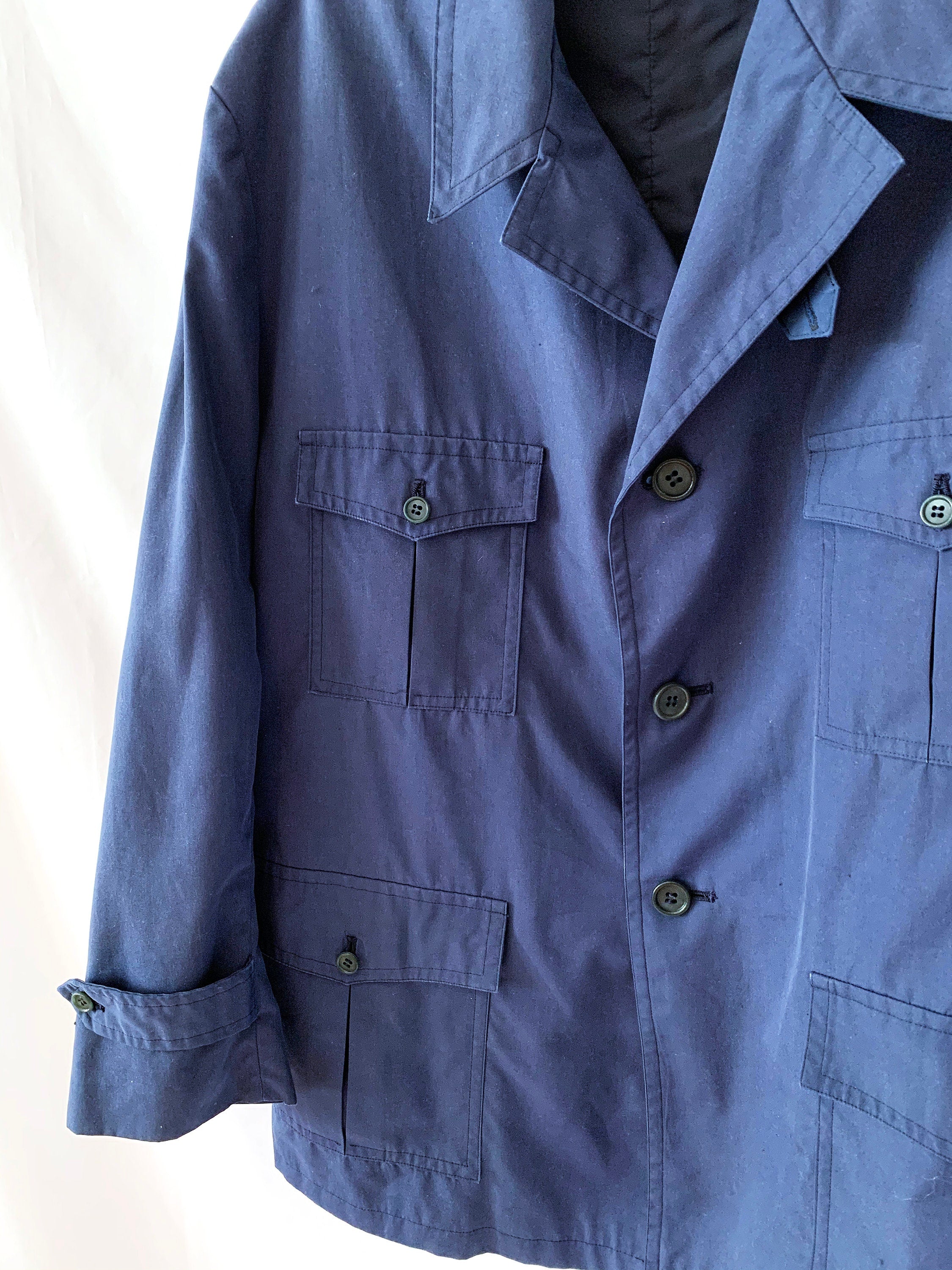 Vintage 70s Chore Jacket: Icelandic Design, Made in Japan, Men's Large