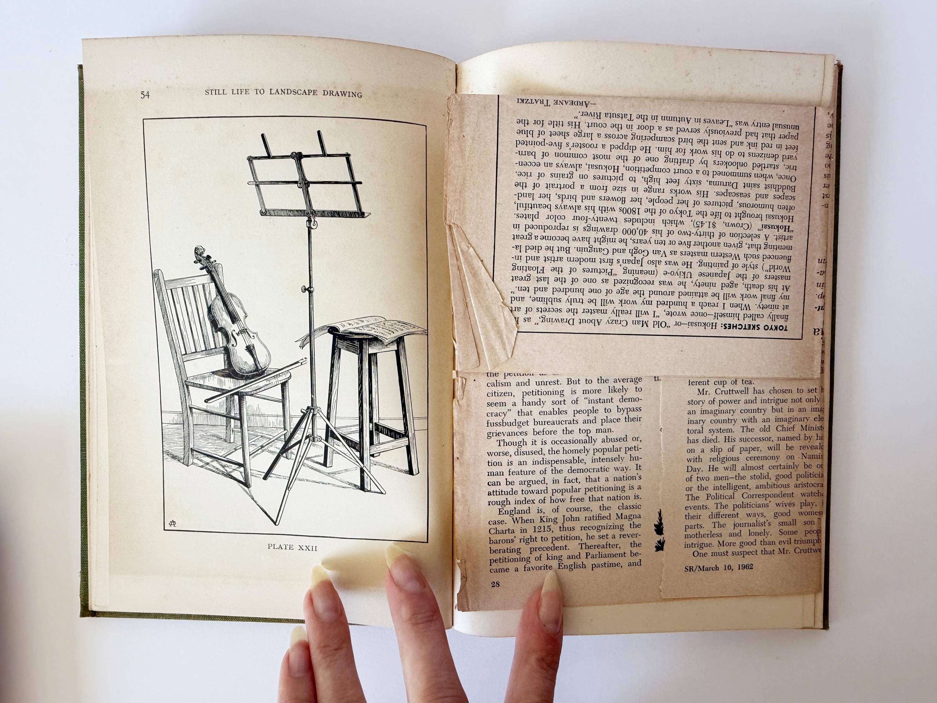 1937 Still Life to Landscape Drawing by Allan Smith