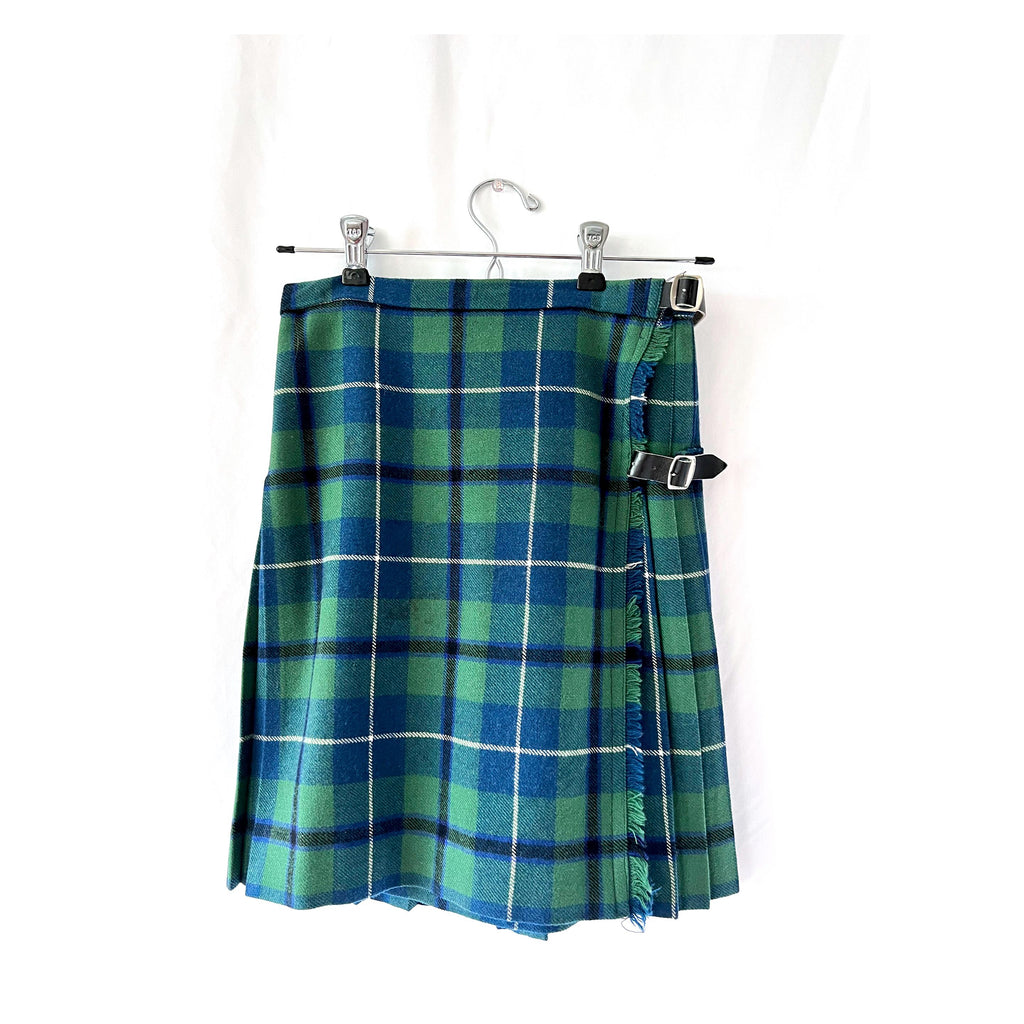 authentic tartan plaid kilt skirt size 7 / 8