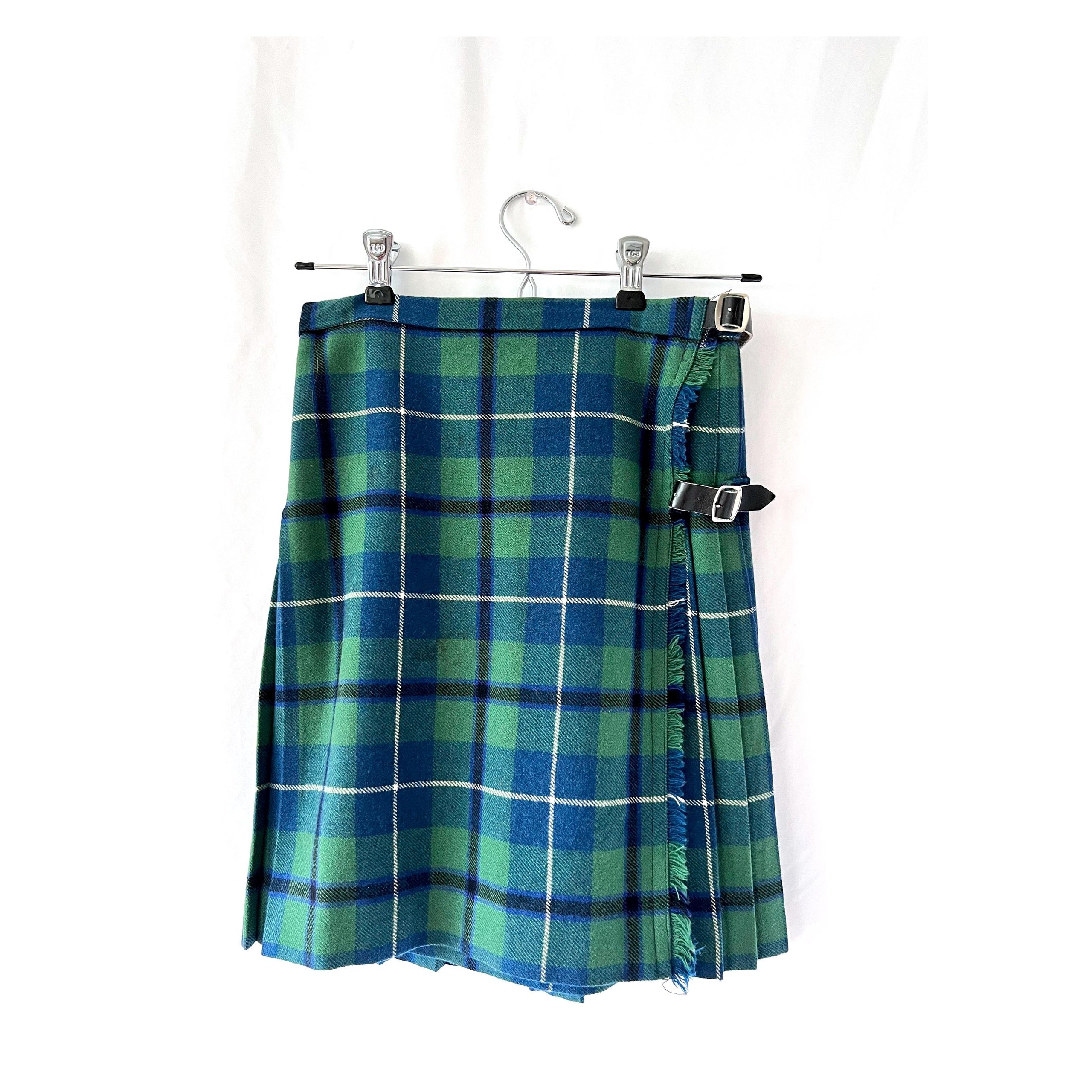 authentic tartan plaid kilt skirt size 7 / 8