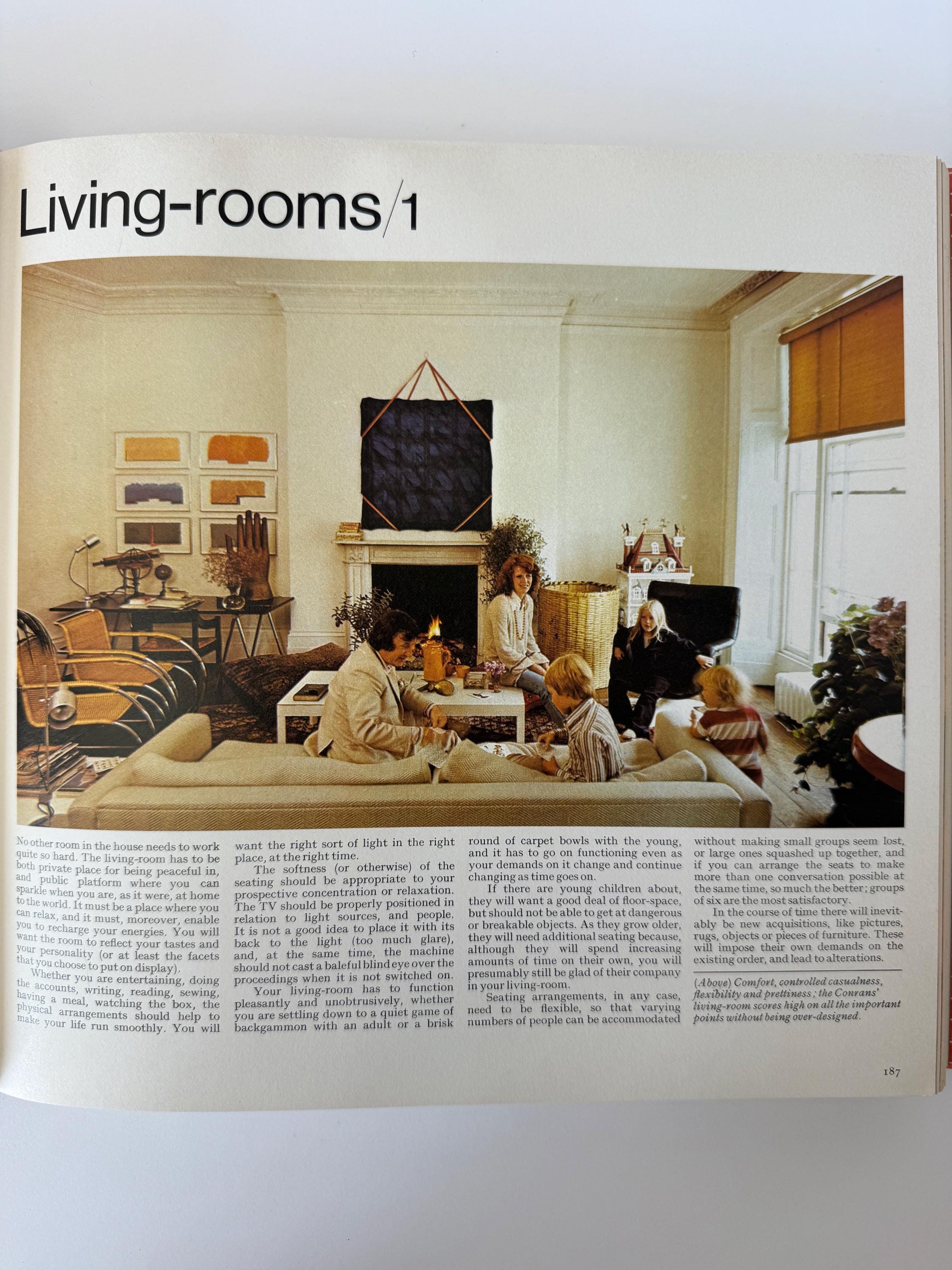 Vintage 1970s Terence Conran 'The House Book': Interior Design Reference
