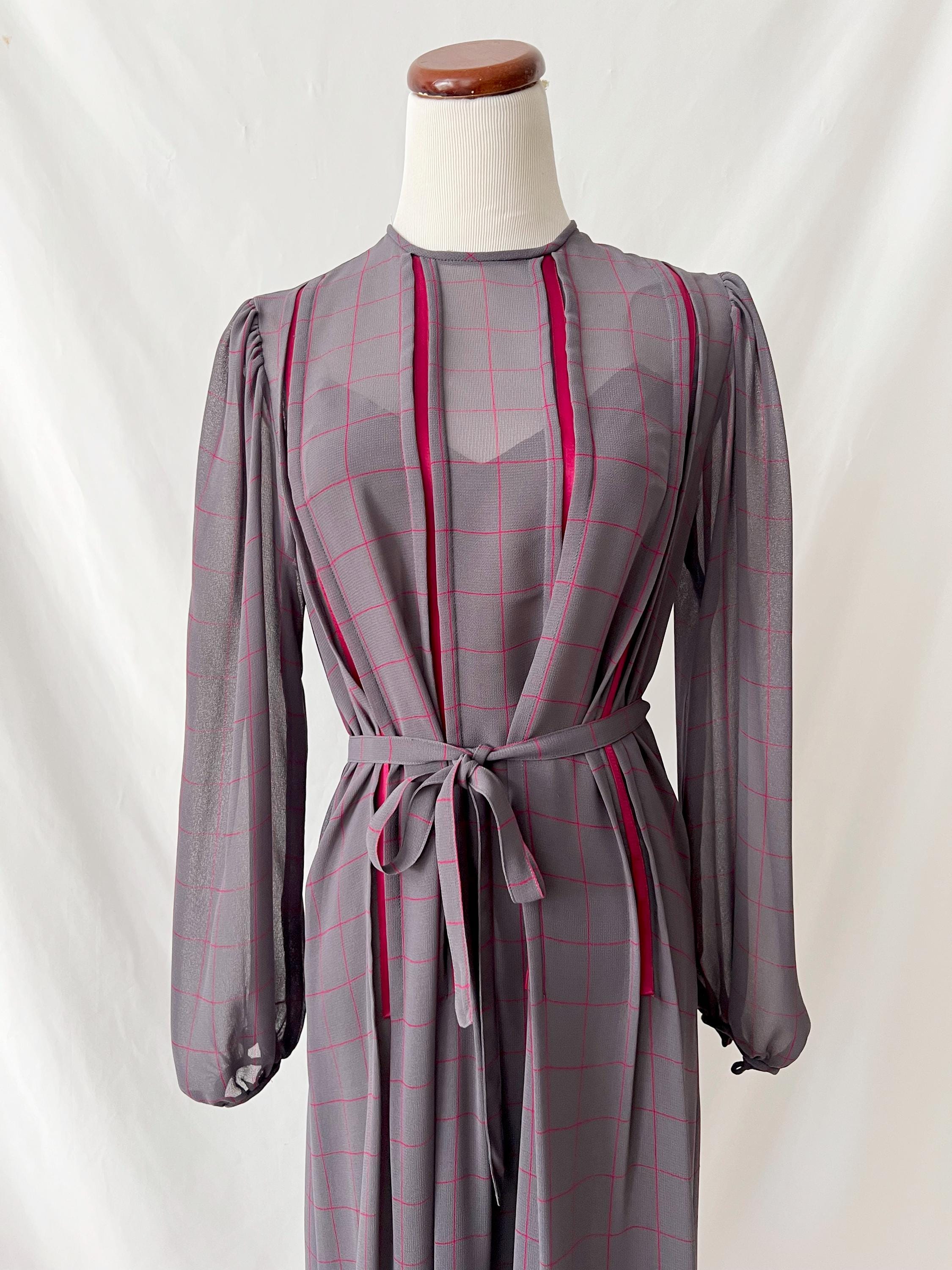 albert nipon boutique sheer dress vintage 1980s dress small