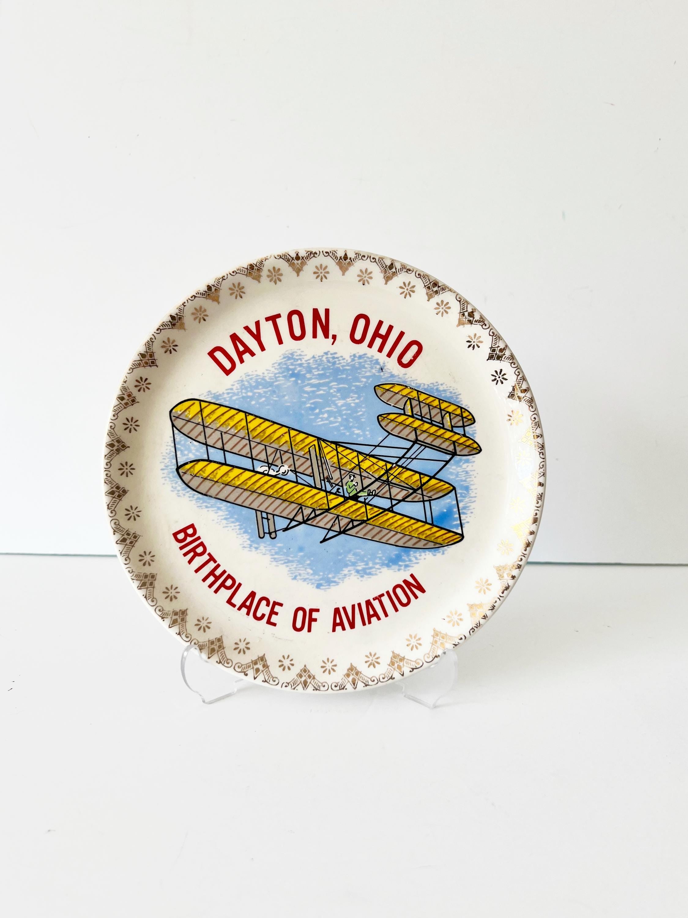 dayton, ohio vintage souvenir plate