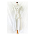 White Eyelet Cotton 2Piece Skirt Set Size 6