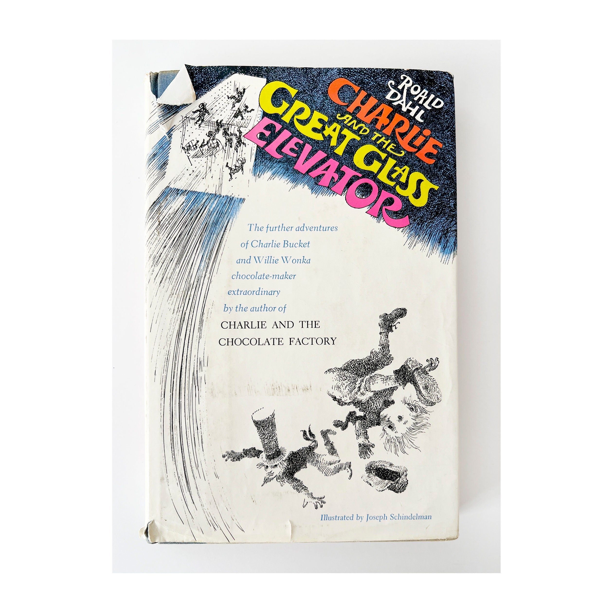 1972 charlie and the great glass Elevator by roald dahl illustrated by joseph schindelman vintage hardcover book first edition