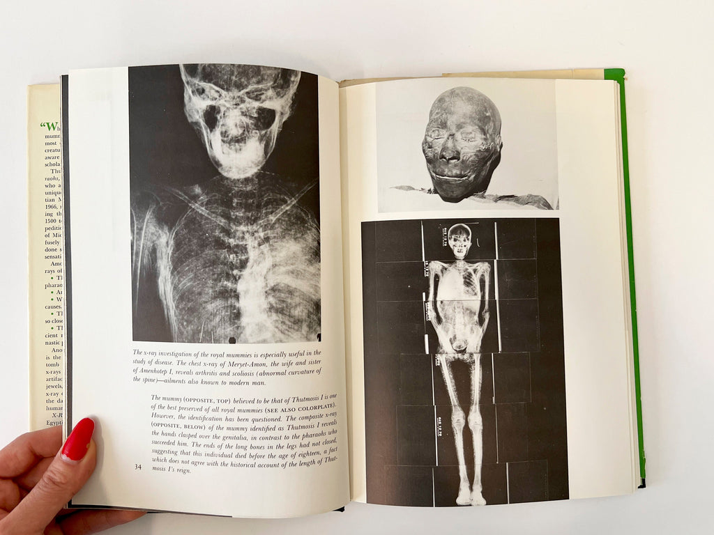 1973 x-raying the pharaohs vintage hardcover book