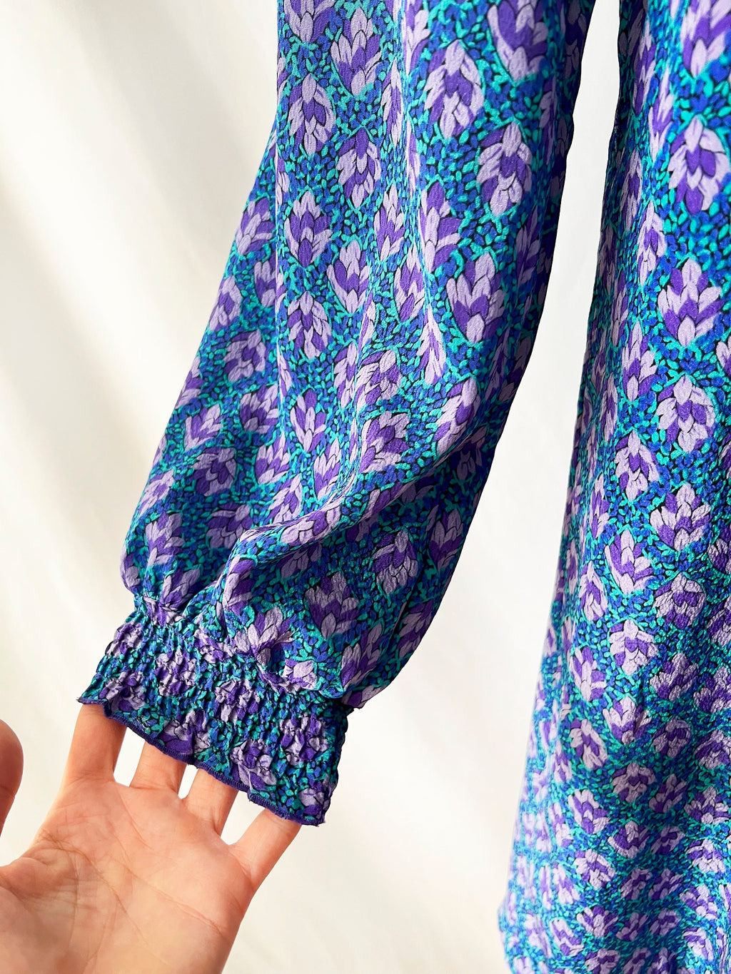 Vintage 90s Babydoll Dress / Leslie Fay / medium