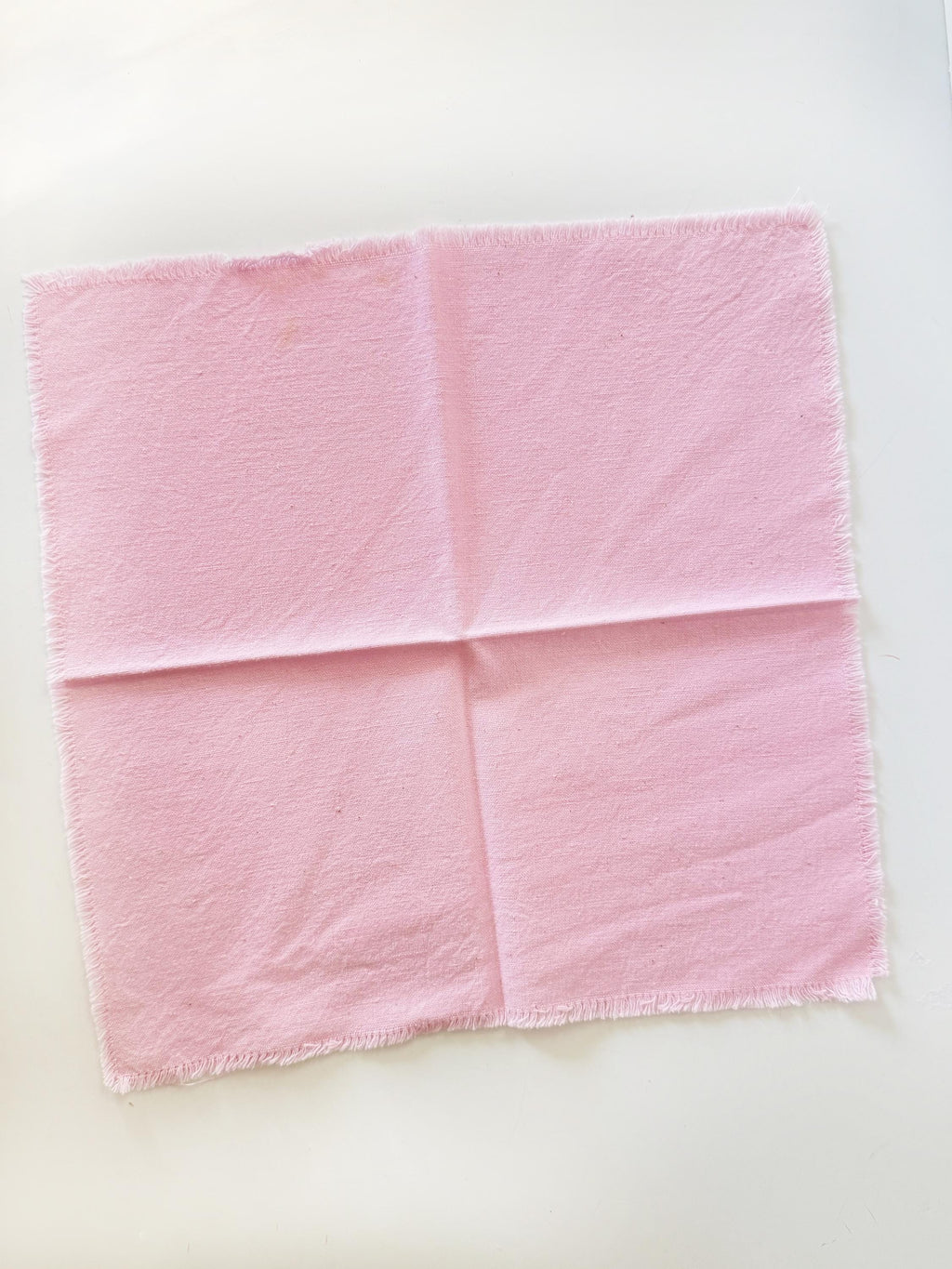Set of 6 Pink Cotton Napkins