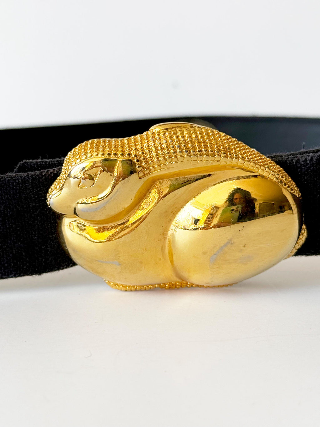 Vntg Gay Boyer Bunny Rabbit Belt 29 inch waist