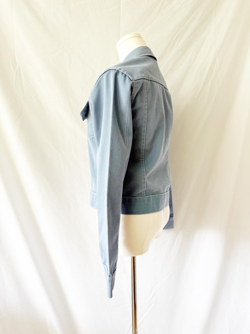 Sears Vintage Denim look jacket light blue Small