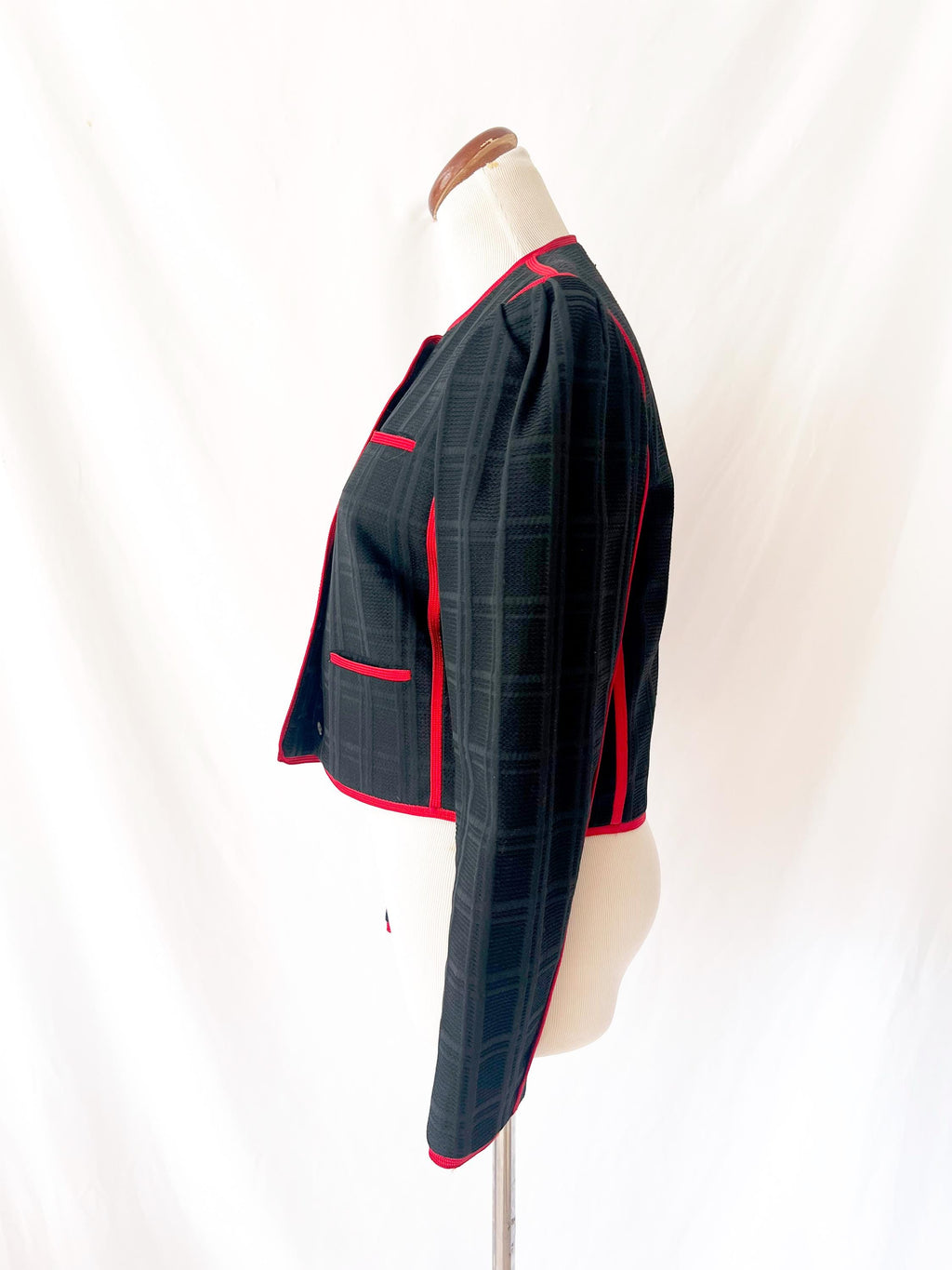1980s elsa martinelli cropped blazer jacket small