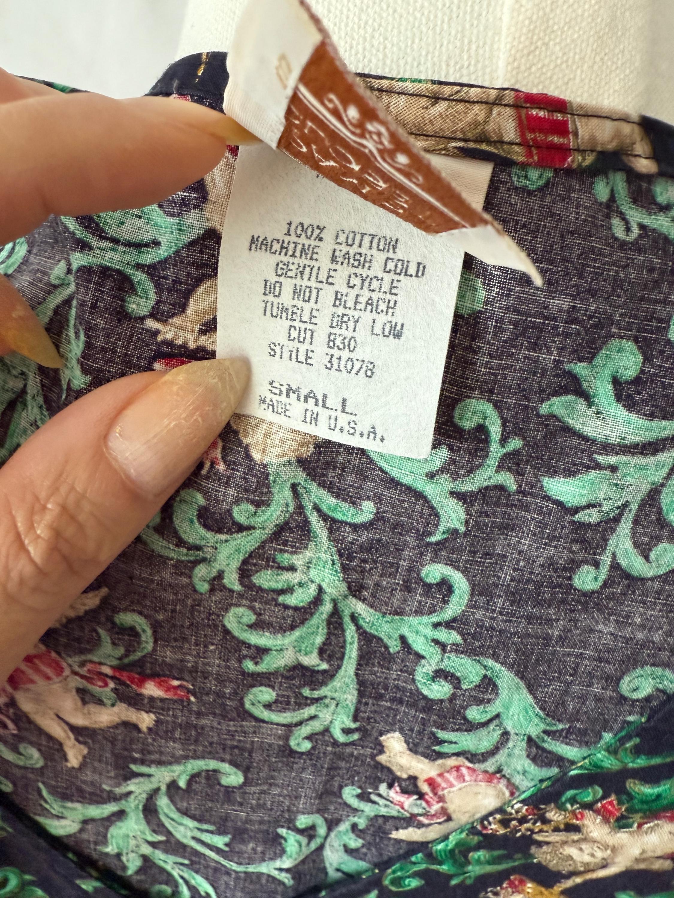 Vintage Pam's Closet Cherubs Angels  Jumper Dress Small