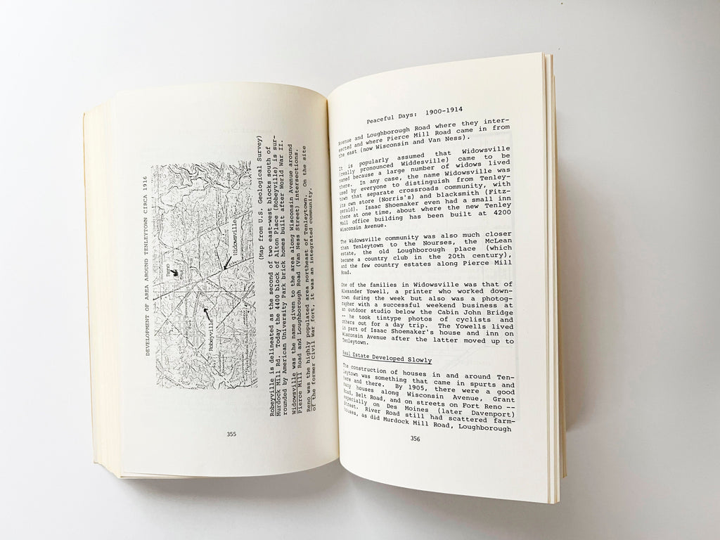 1981 Tenleytown D.C. History Book: Judith Beck Helm, Washington DC