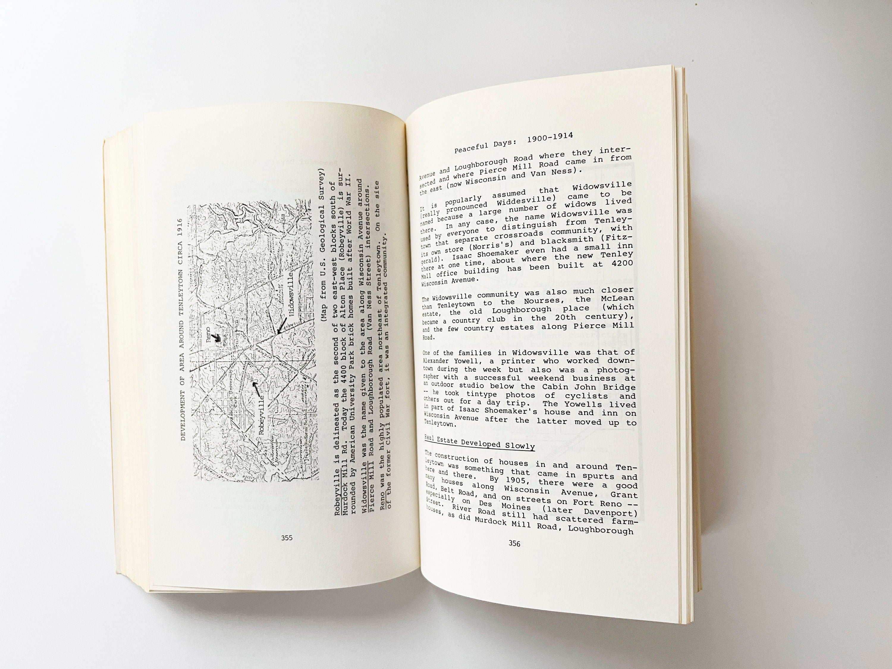 1981 Tenleytown D.C. History Book: Judith Beck Helm, Washington DC