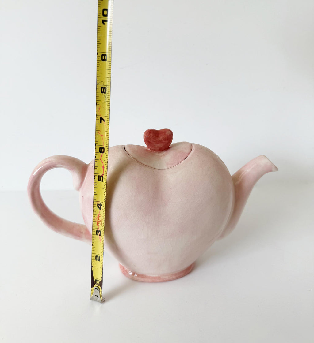 Heart Teapot: Handmade Ceramic Tea Pot