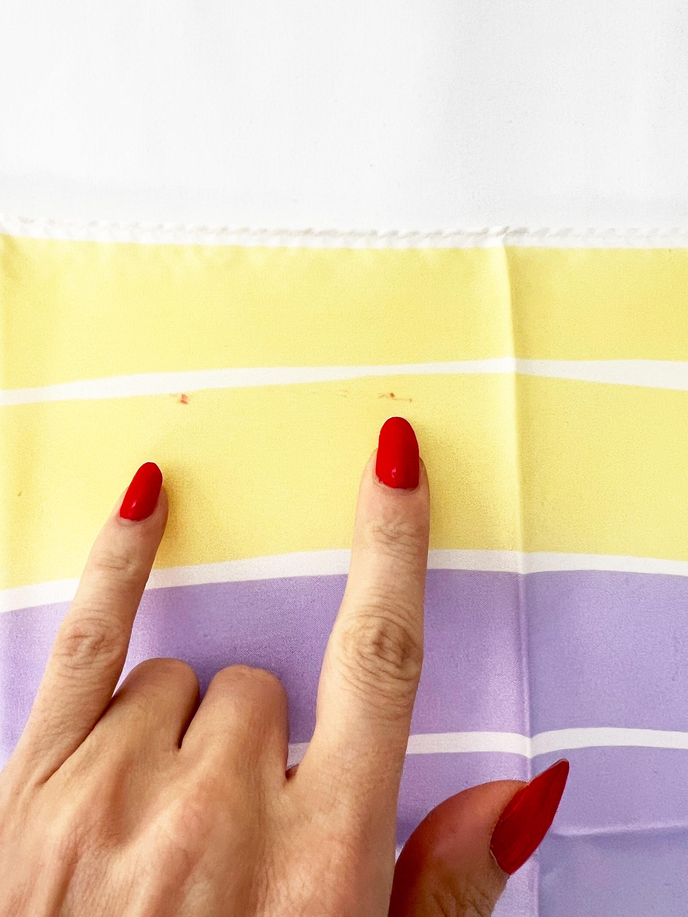 vintage vera scarf rainbows and butterflies