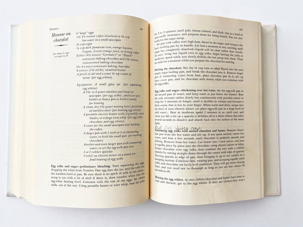 1975 From Julia Child's Kitchen by Julia Child, Vintage hardcover cook book