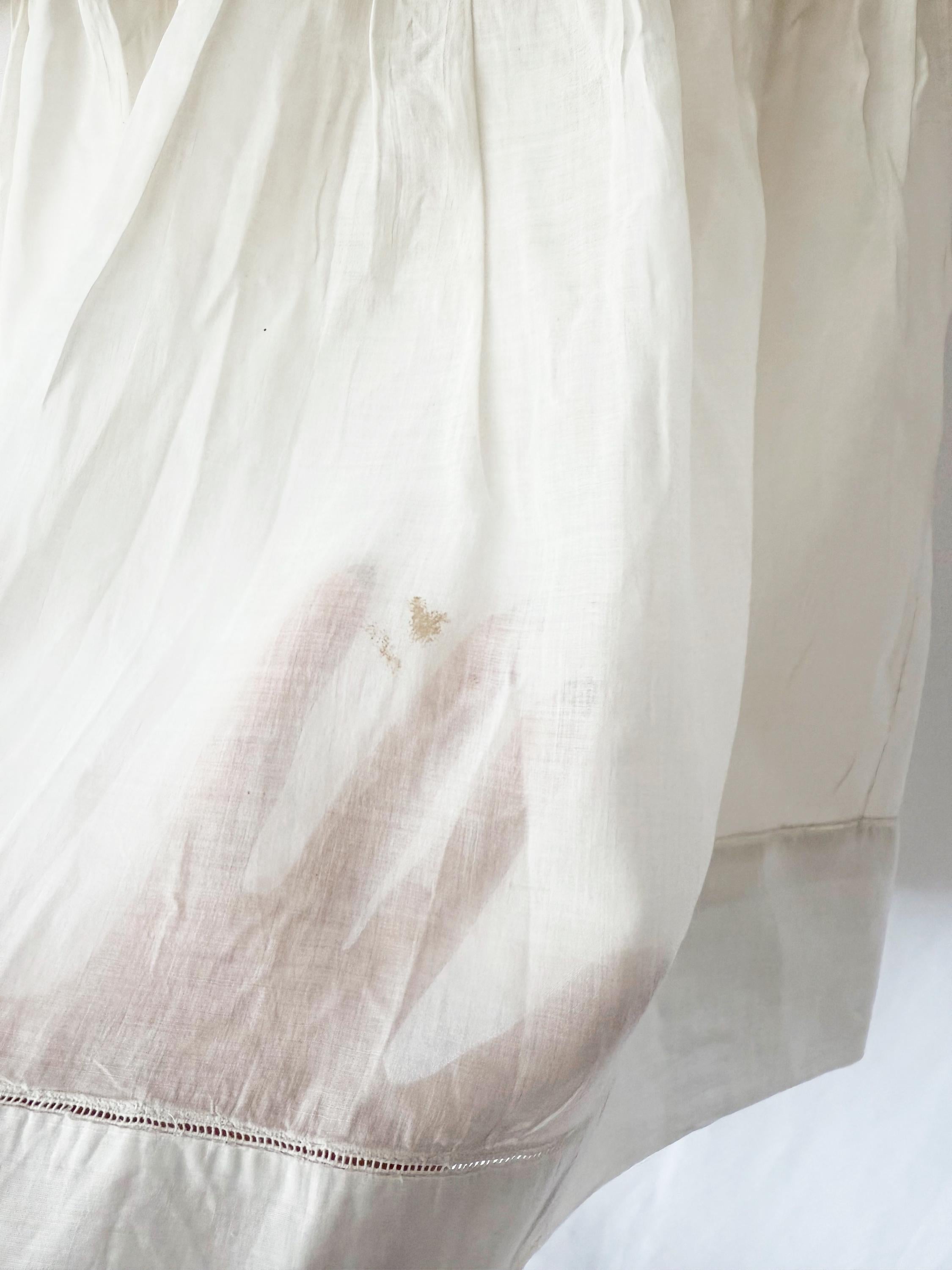 antique baptism dress /  christening gown