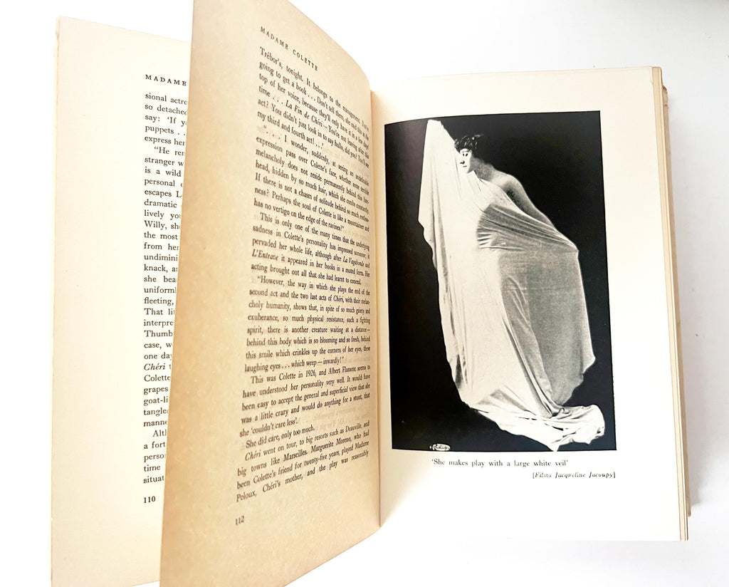 1954 colette a provincial in paris by margaret crosland / vintage biography hardcover book  / 1st edition