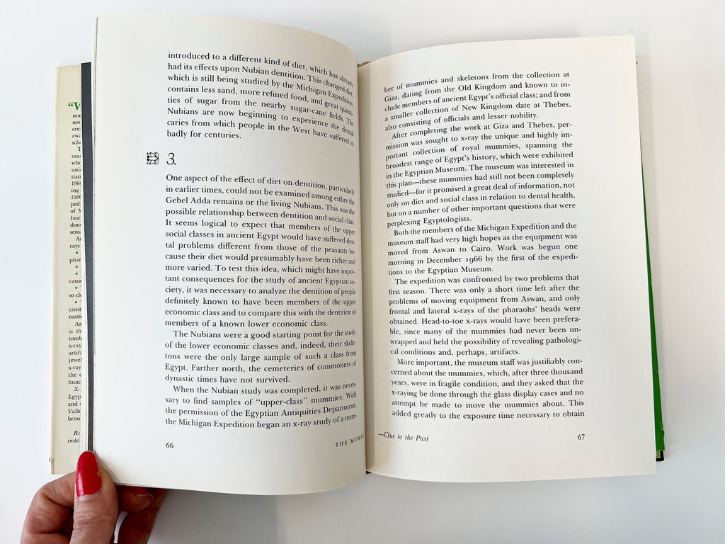 1973 x-raying the pharaohs vintage hardcover book