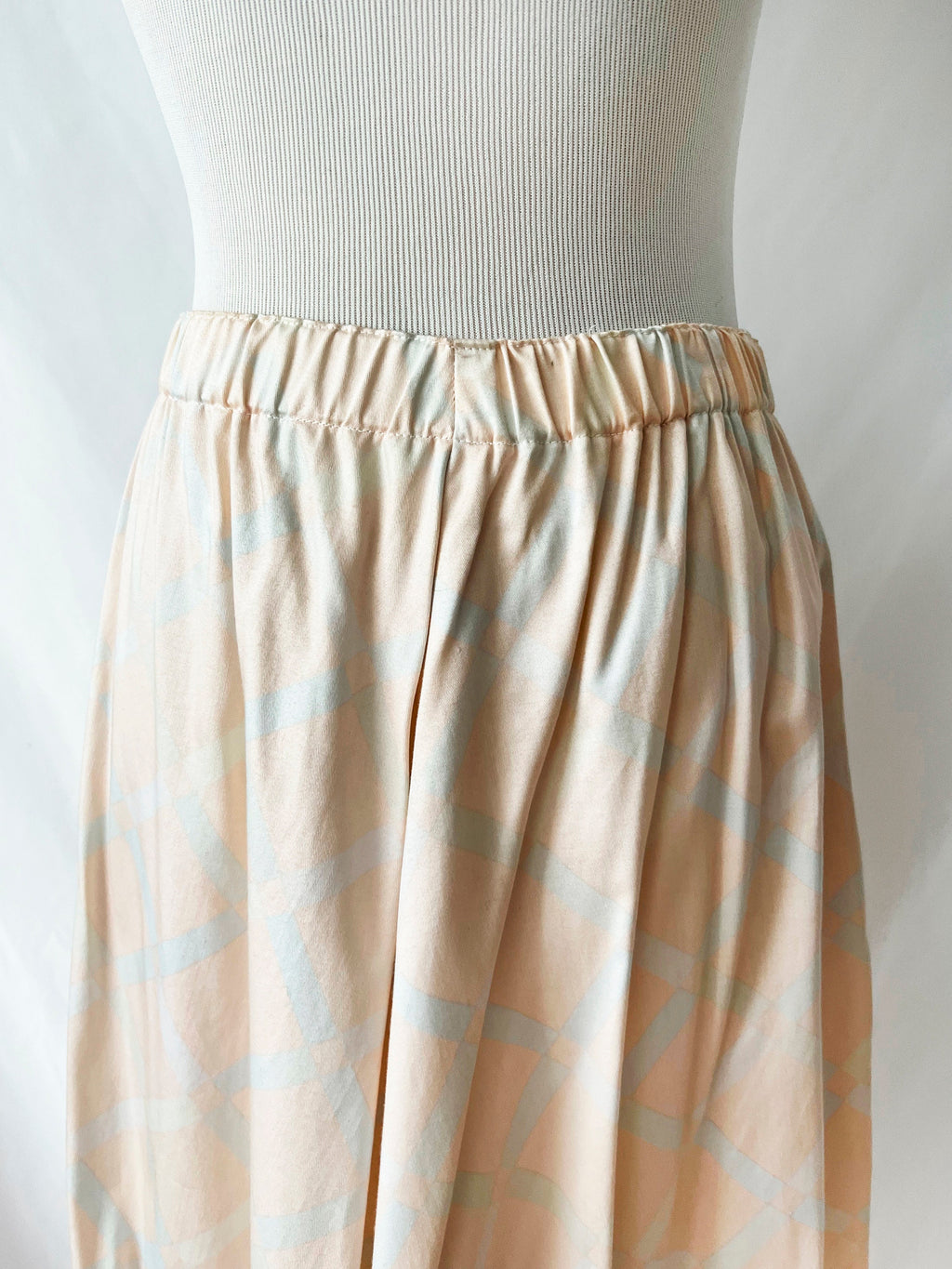 Big Bow Matching Cotton Pastel Blouse and Skirt Signature Size 6