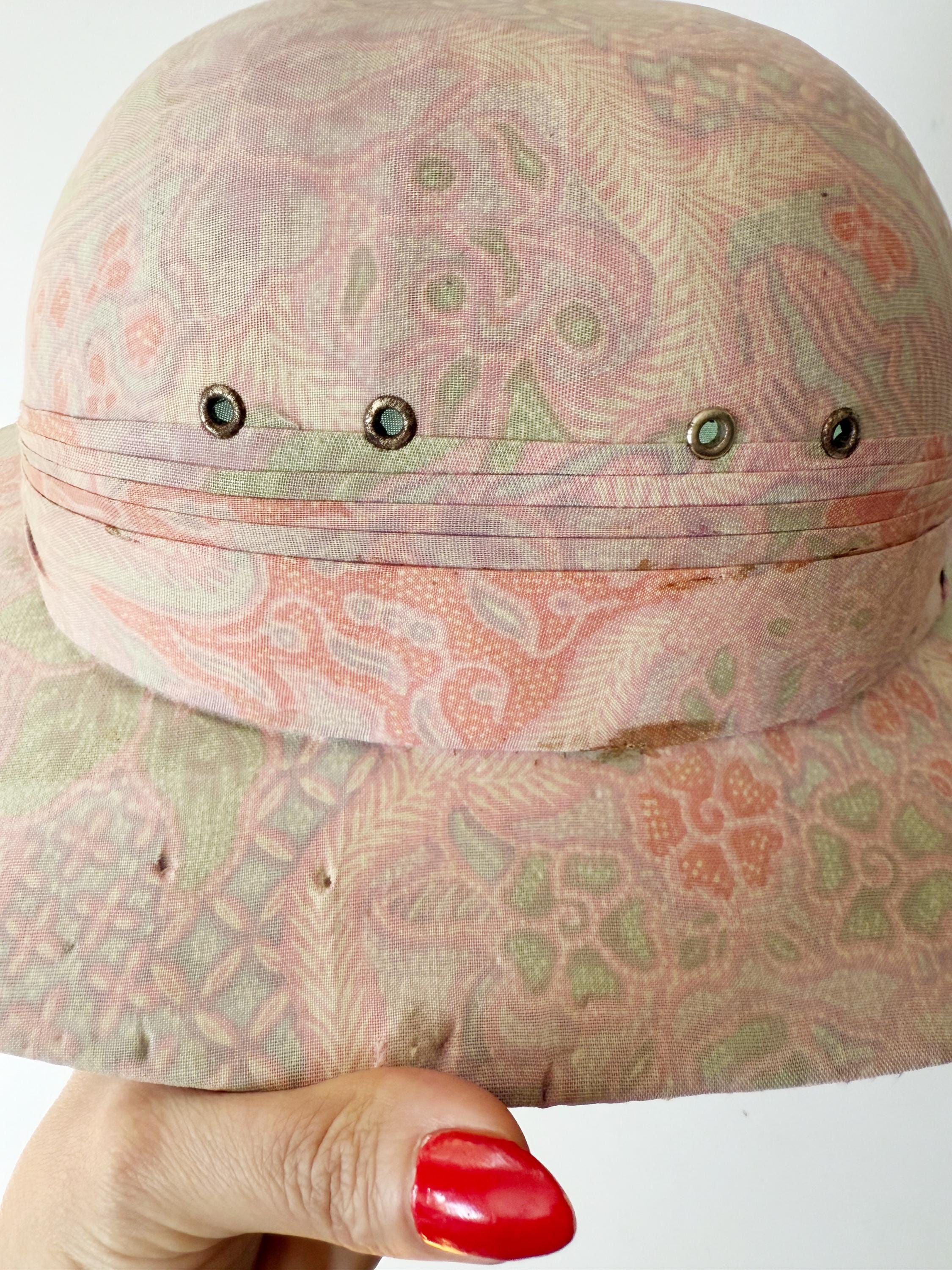 Vintage Balinese Safari Hat for Ladies