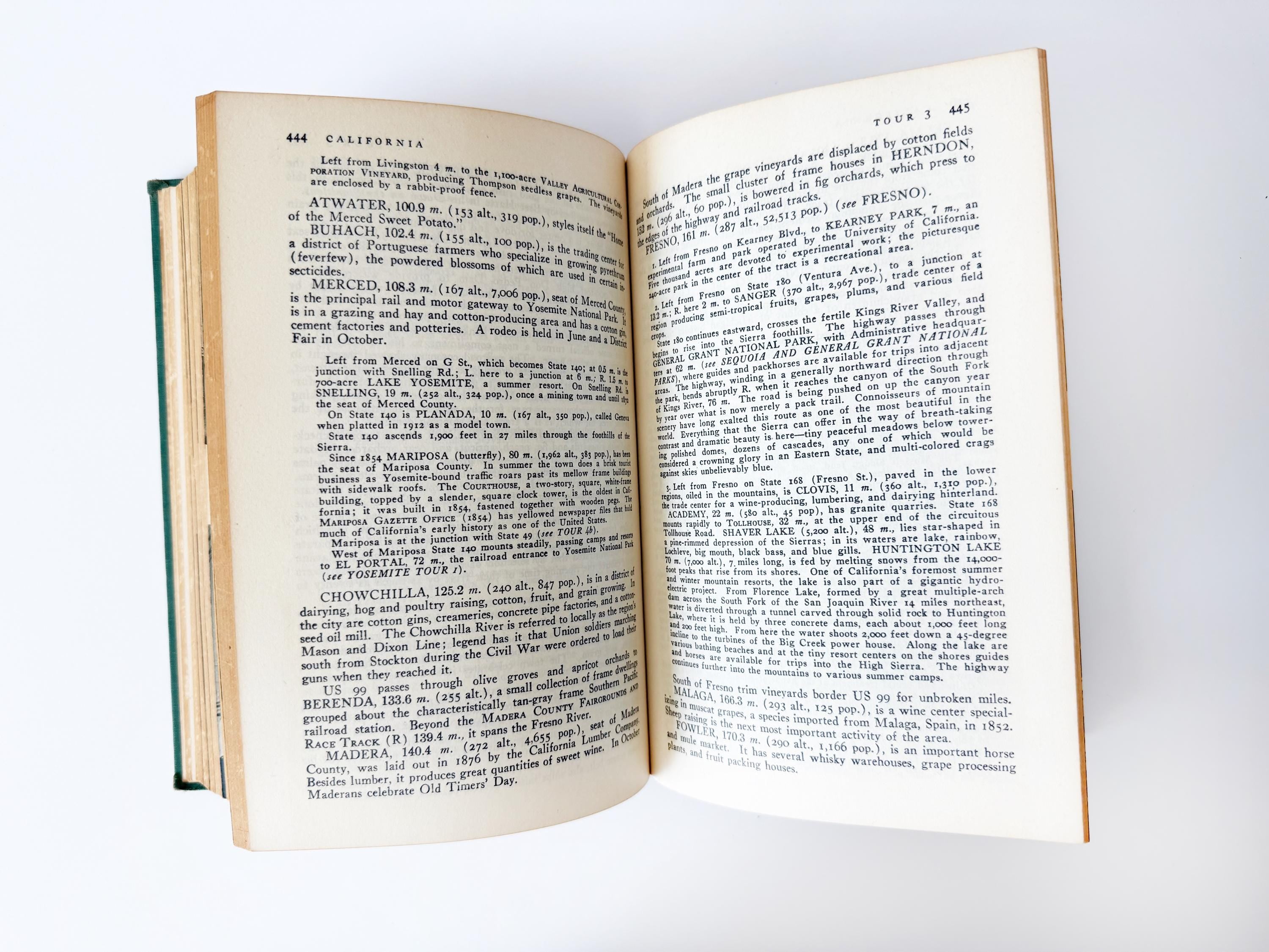 California A Guide to the Golden State 1954