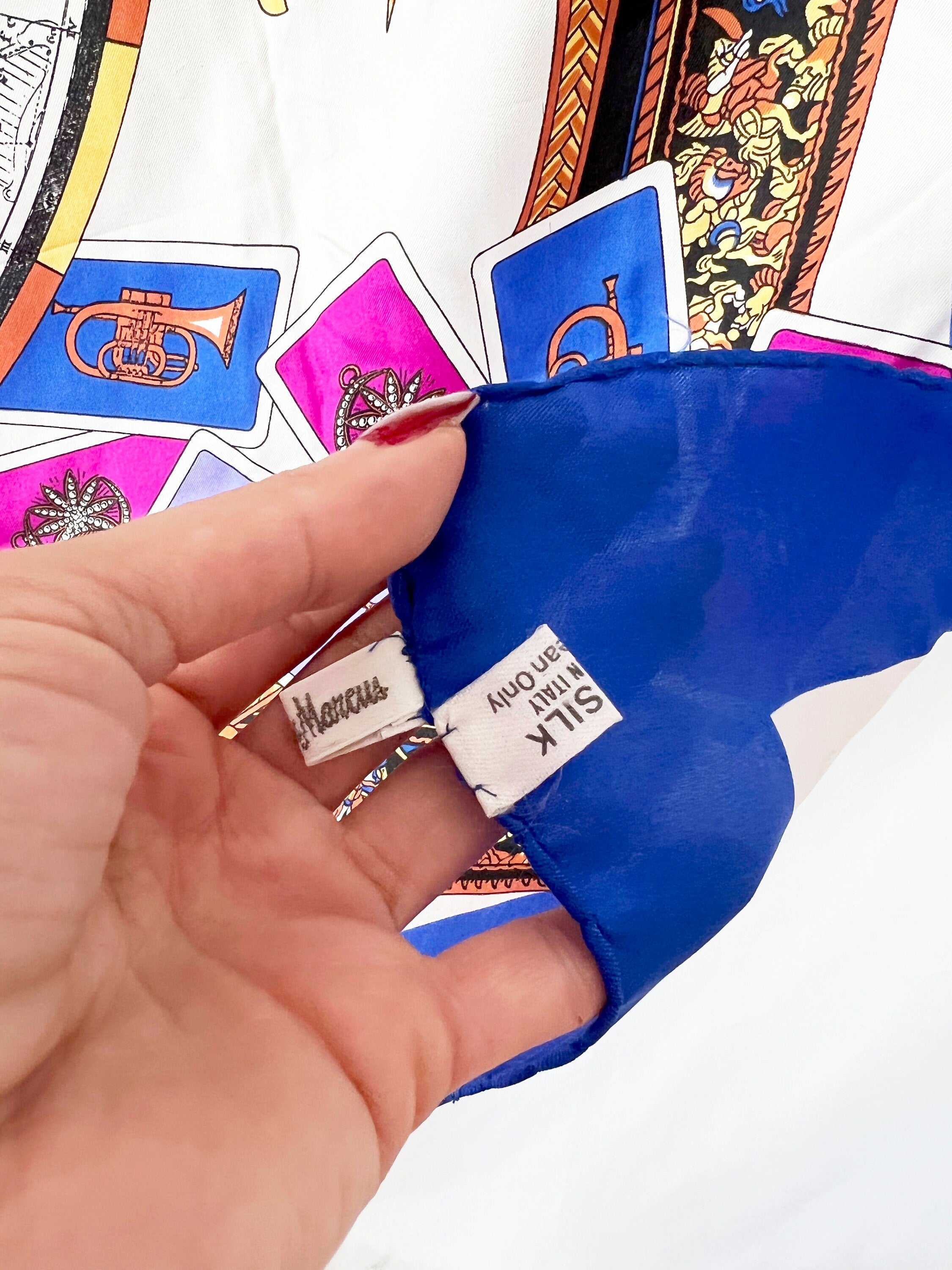 suns signs astrology  silk scarf large square / sun sign zodiac / neiman marcus