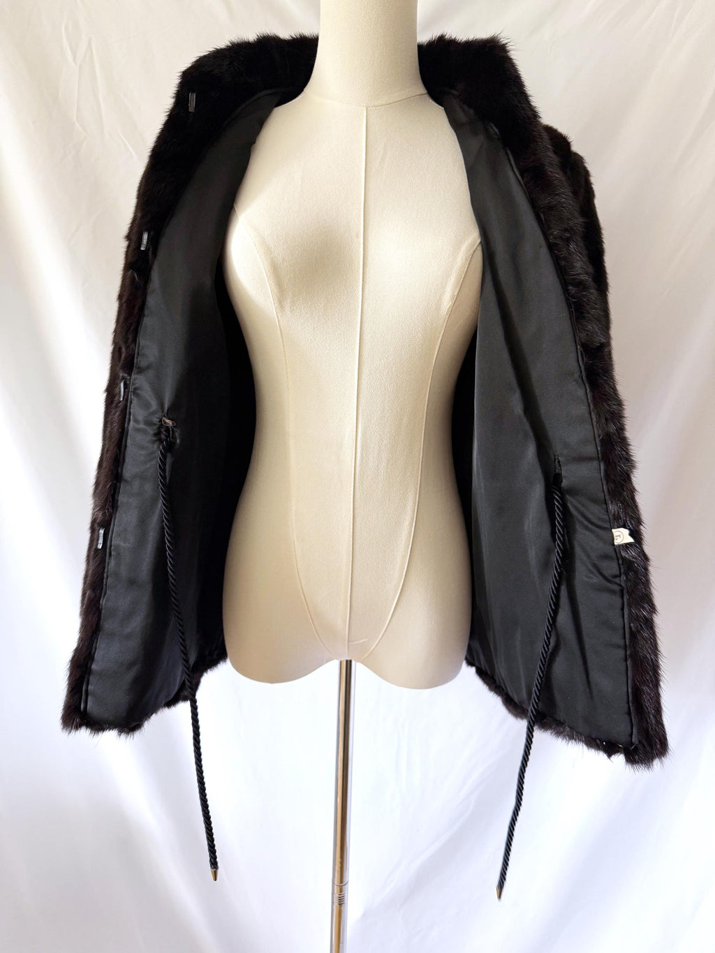 1980s Mink Bomber Jacket Medium