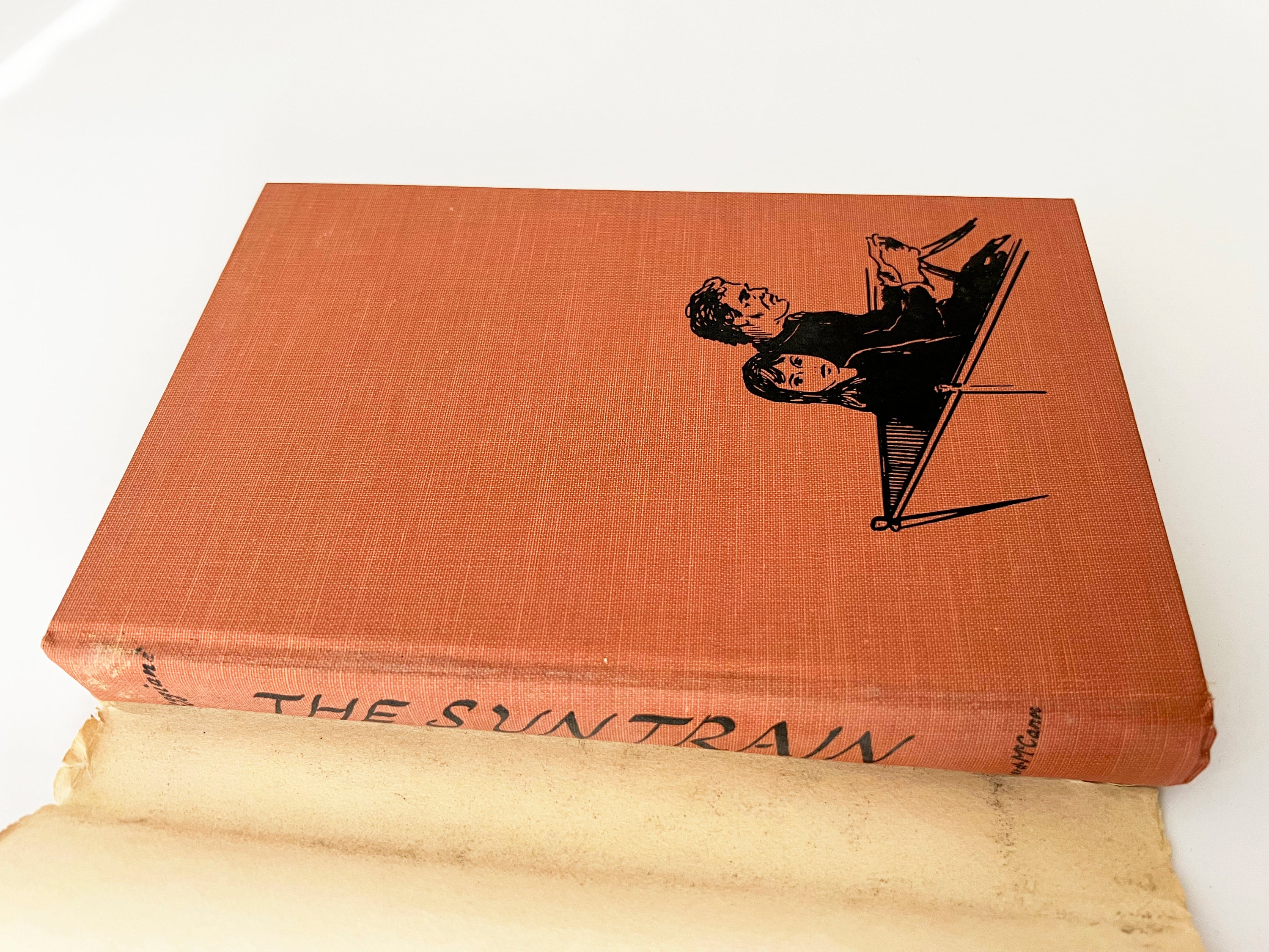 The Sun Train: 1966 Vintage Hardcover Novel, Italian Fiction