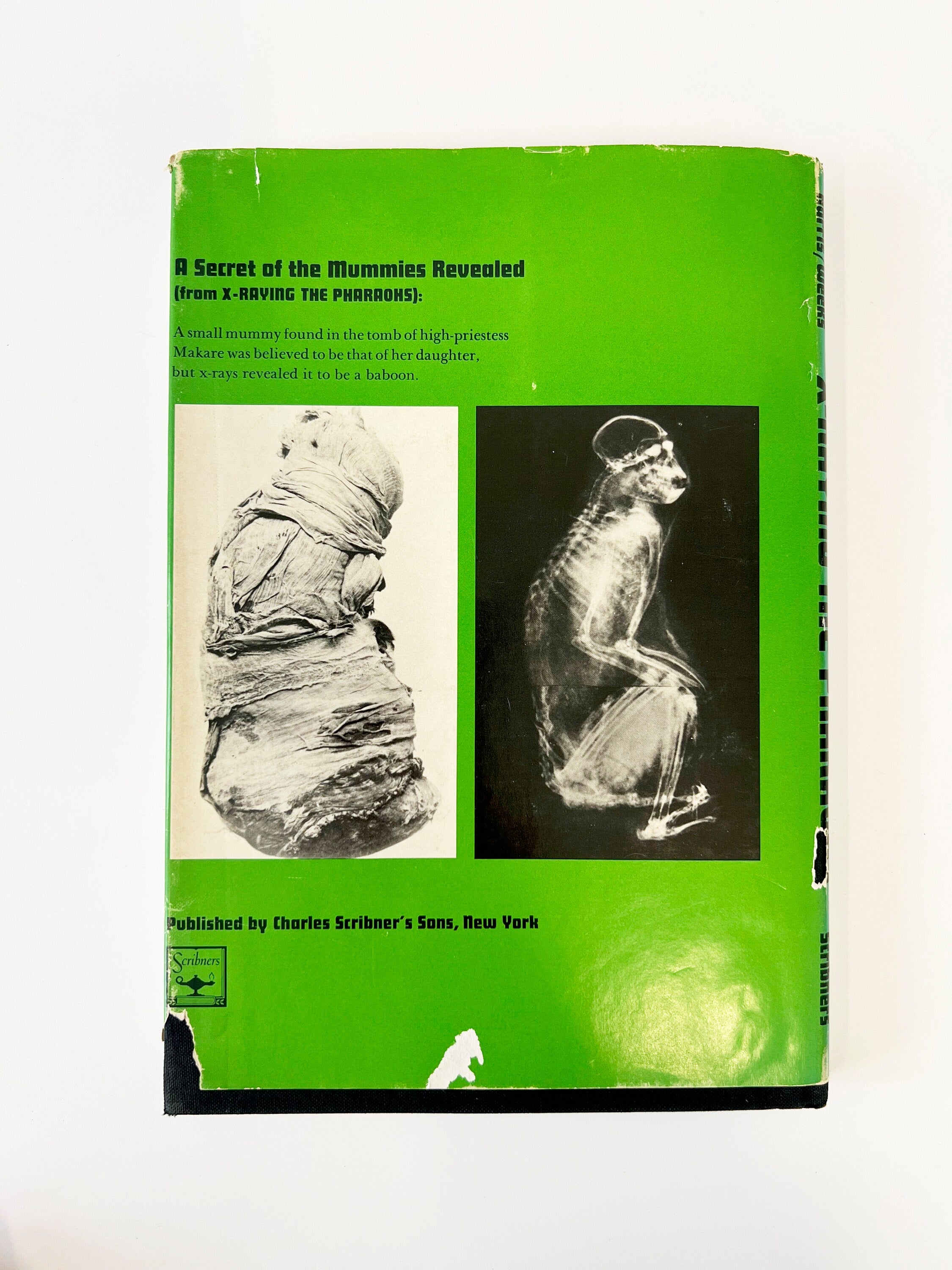 1973 x-raying the pharaohs vintage hardcover book