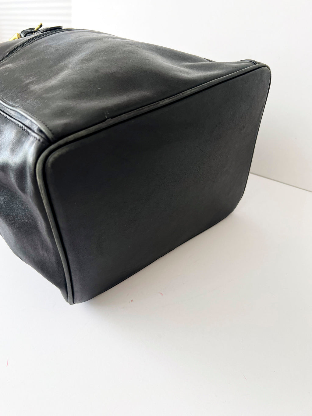 Coach NY Black Leather Backpack