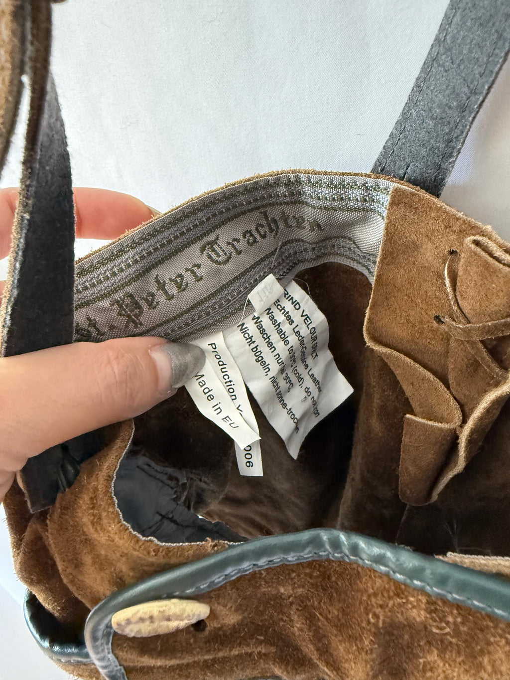 Brown suede leather LEDERHOSEN St. Peter’s Trachten Kids Oktoberfest