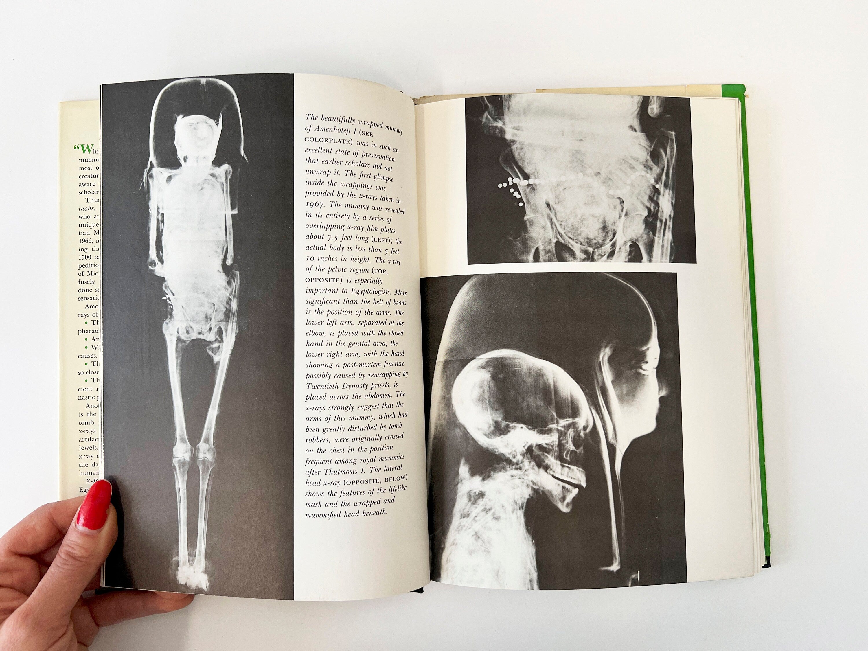 1973 x-raying the pharaohs vintage hardcover book