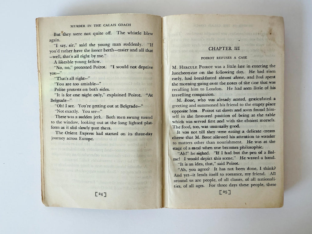 1946 Murder in the Calais Coach by Agatha Christie