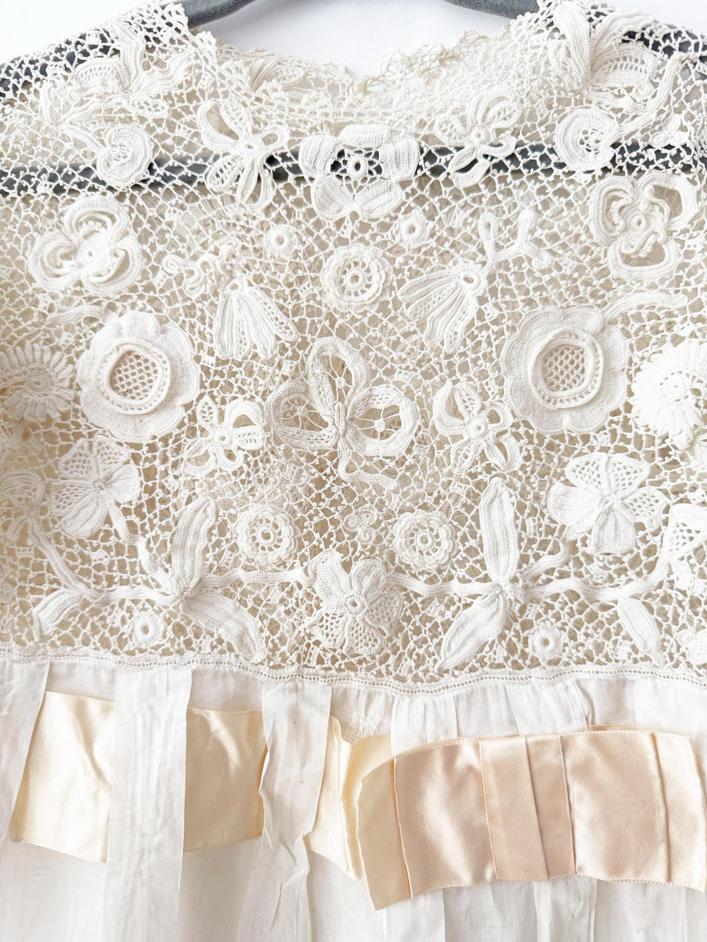 antique baptism dress /  christening gown