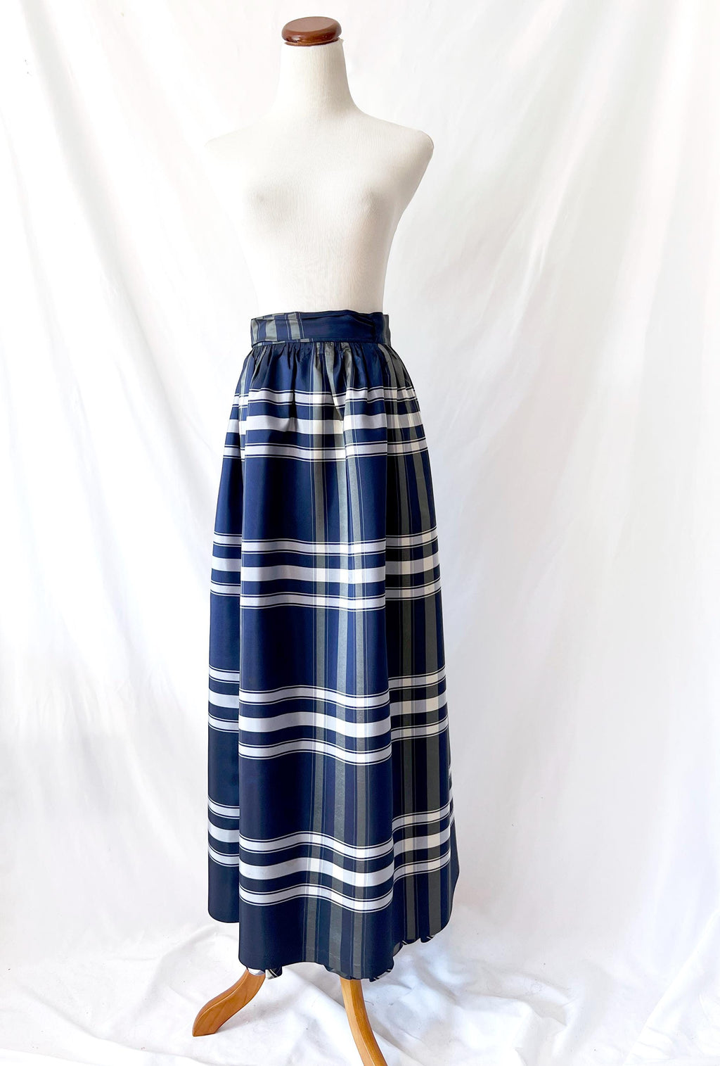 ellen tracy plaid ball gown skirt small